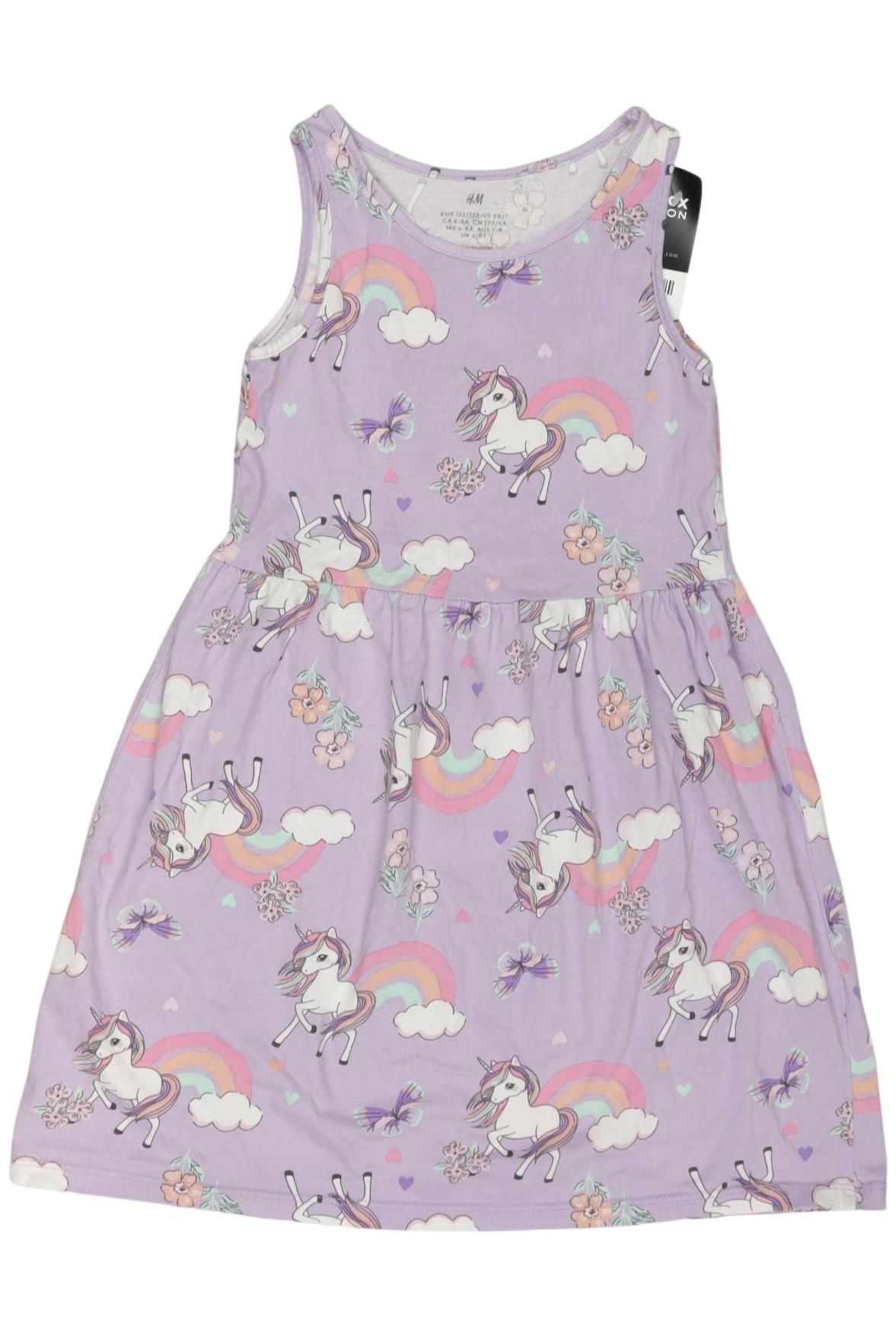 

H&M Mädchen Kleid, flieder, Gr. 122/128