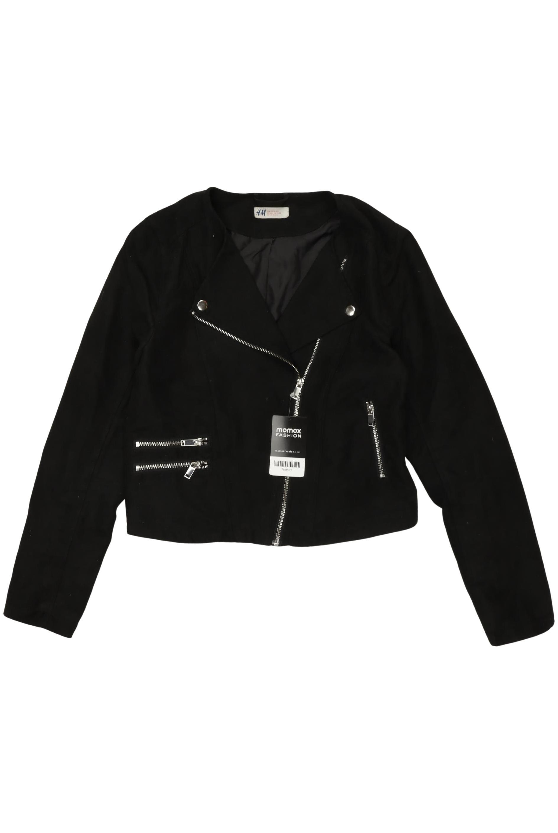 

H&M Mädchen Jacke, schwarz, Gr. 170