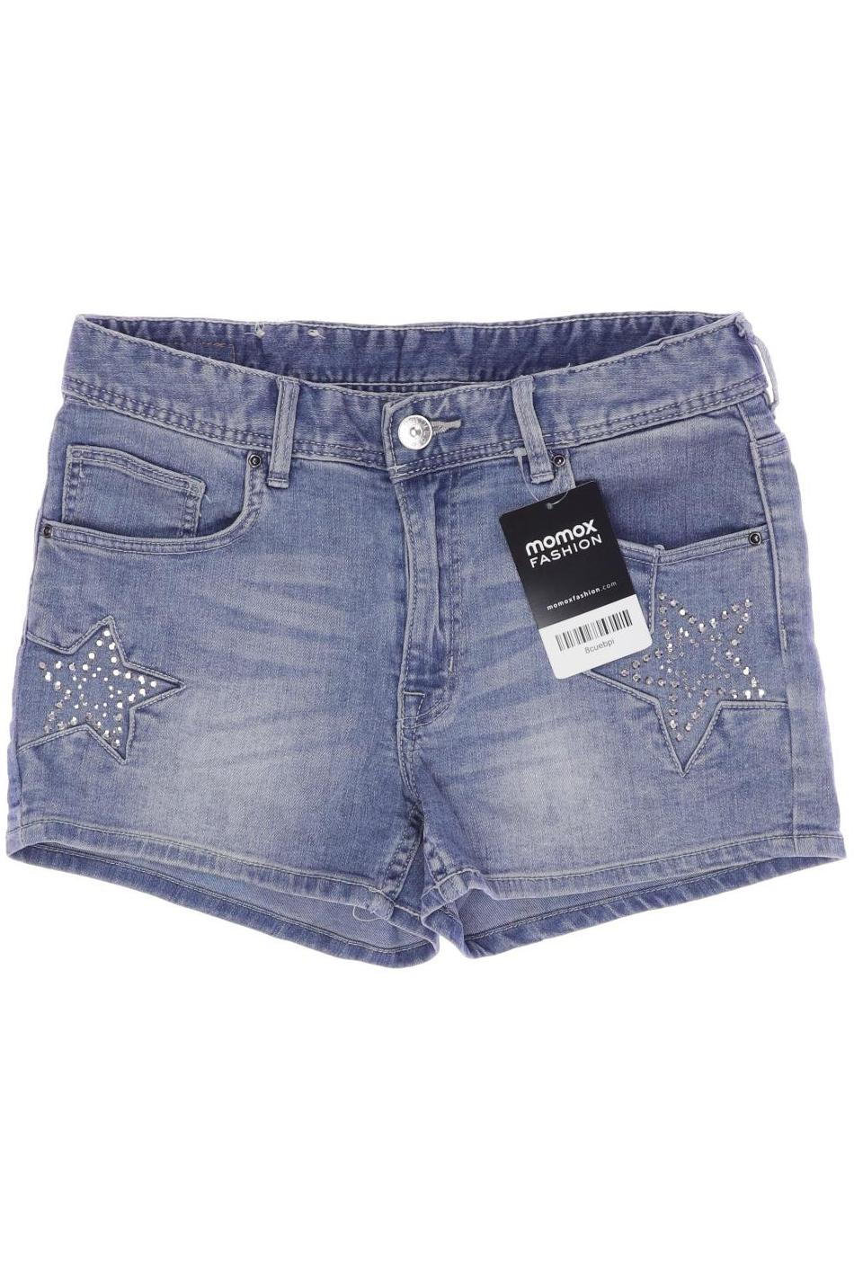 

H&M Damen Shorts, blau, Gr. 158
