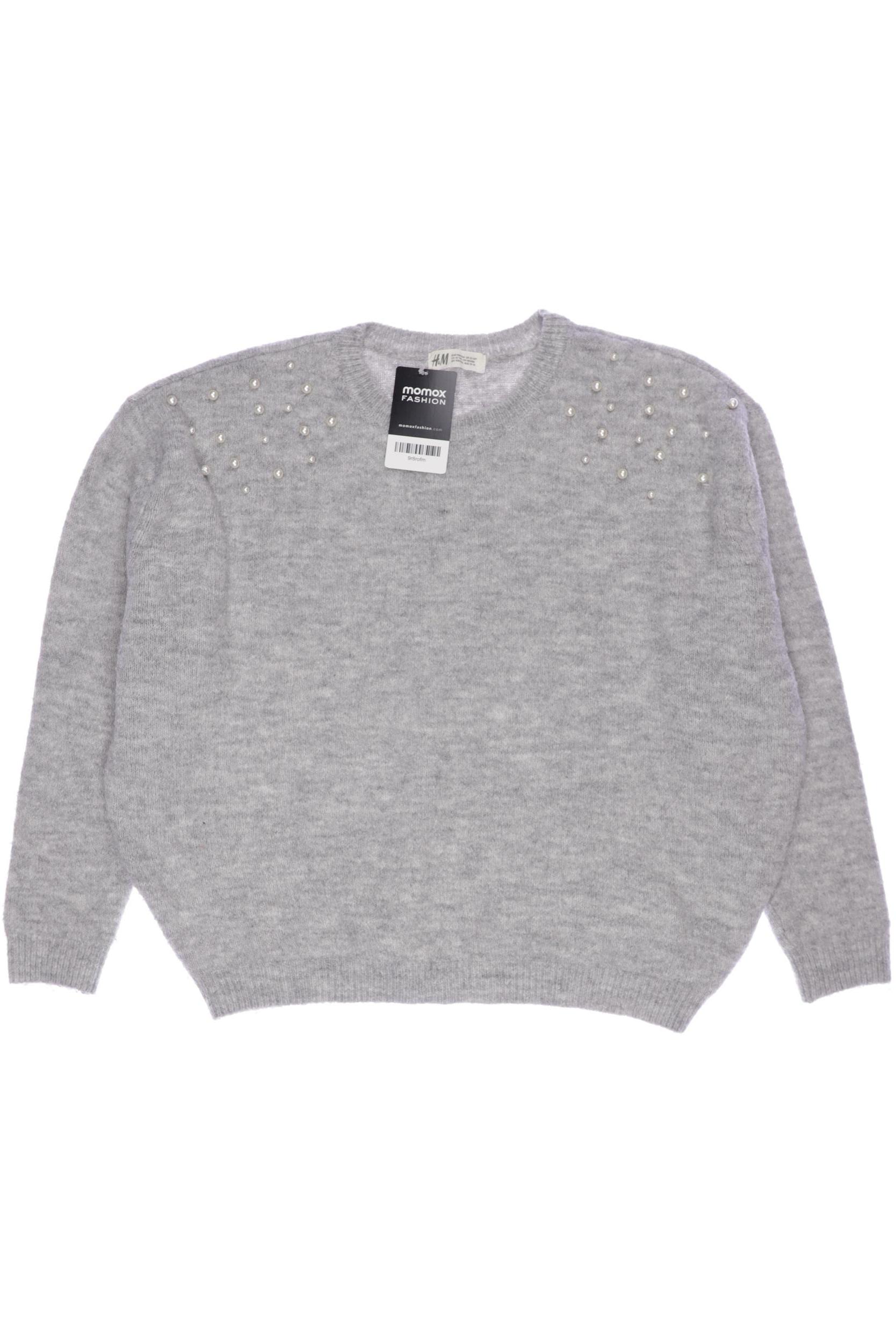 

H&M Damen Pullover, grau, Gr. 158