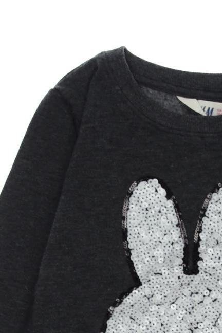 Thumbnail - H&amp;M Damen Pullover, grau, Gr. 110/116