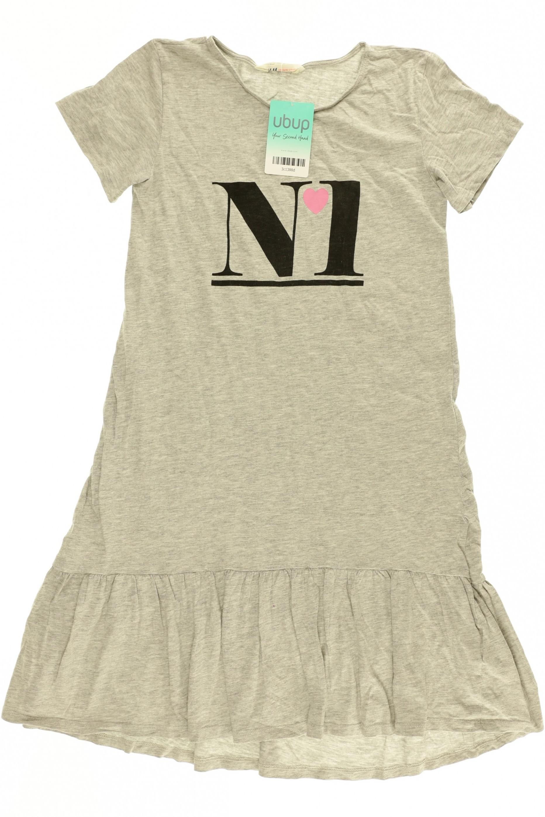 

H&M Mädchen Kleid, grau, Gr. 146/152