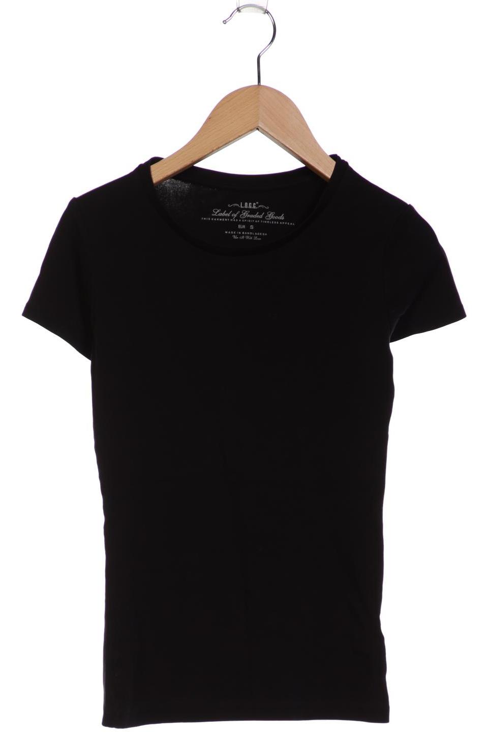 

H&M Damen T-Shirt, schwarz, Gr. 134