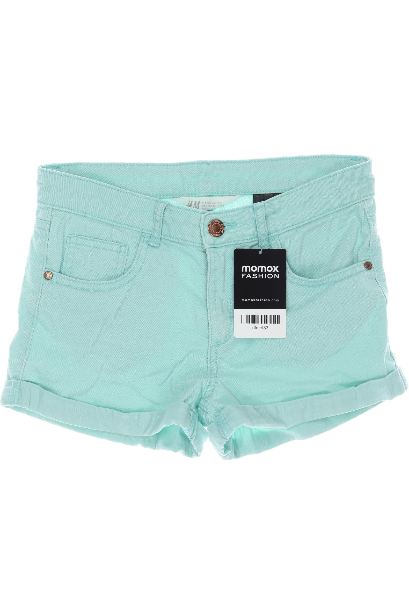 

H&M Damen Shorts, türkis, Gr. 140