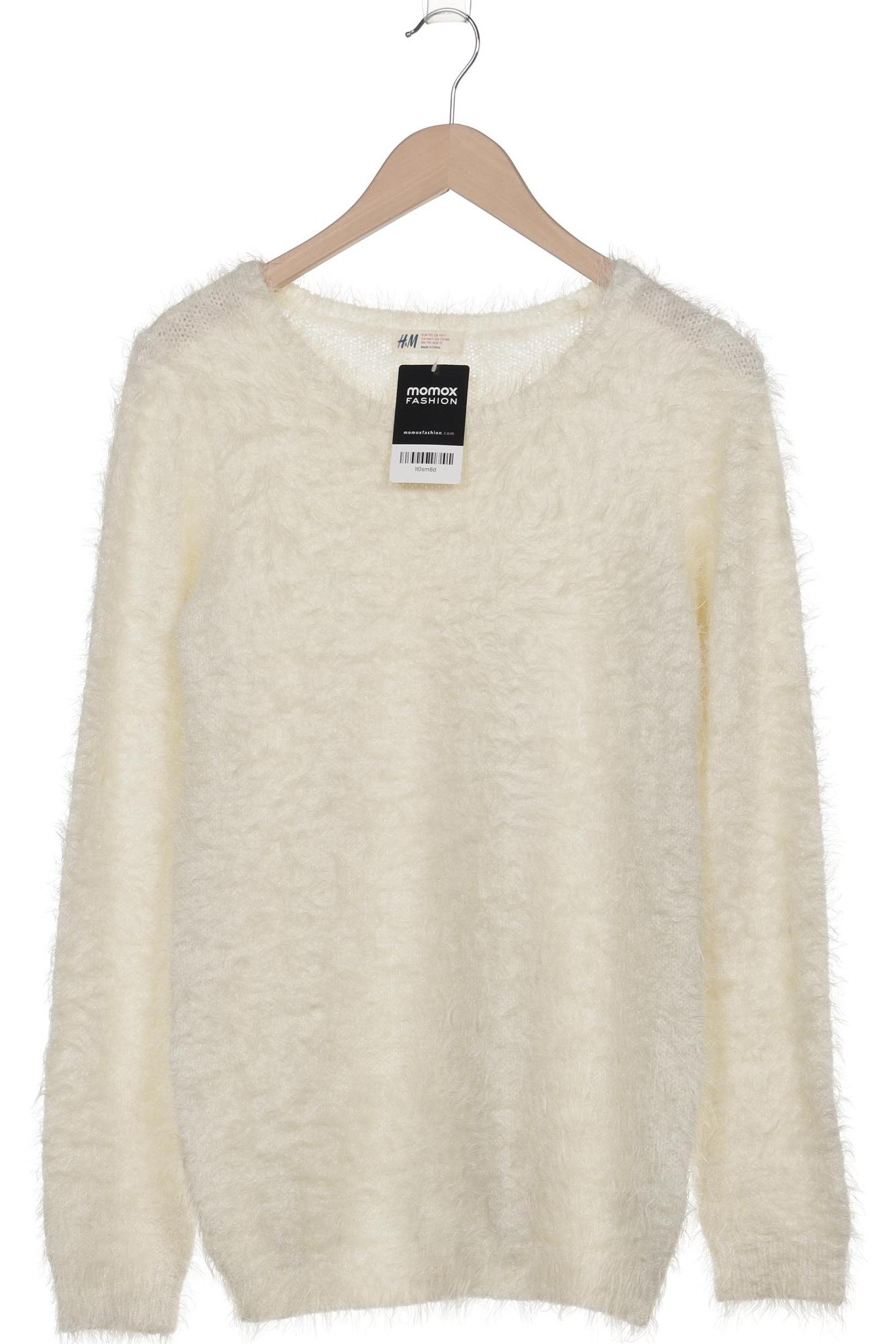 

H&M Damen Pullover, cremeweiß, Gr. 170