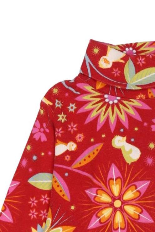 Thumbnail - H&amp;M Mädchen Langarmshirt, rot, Gr. 116