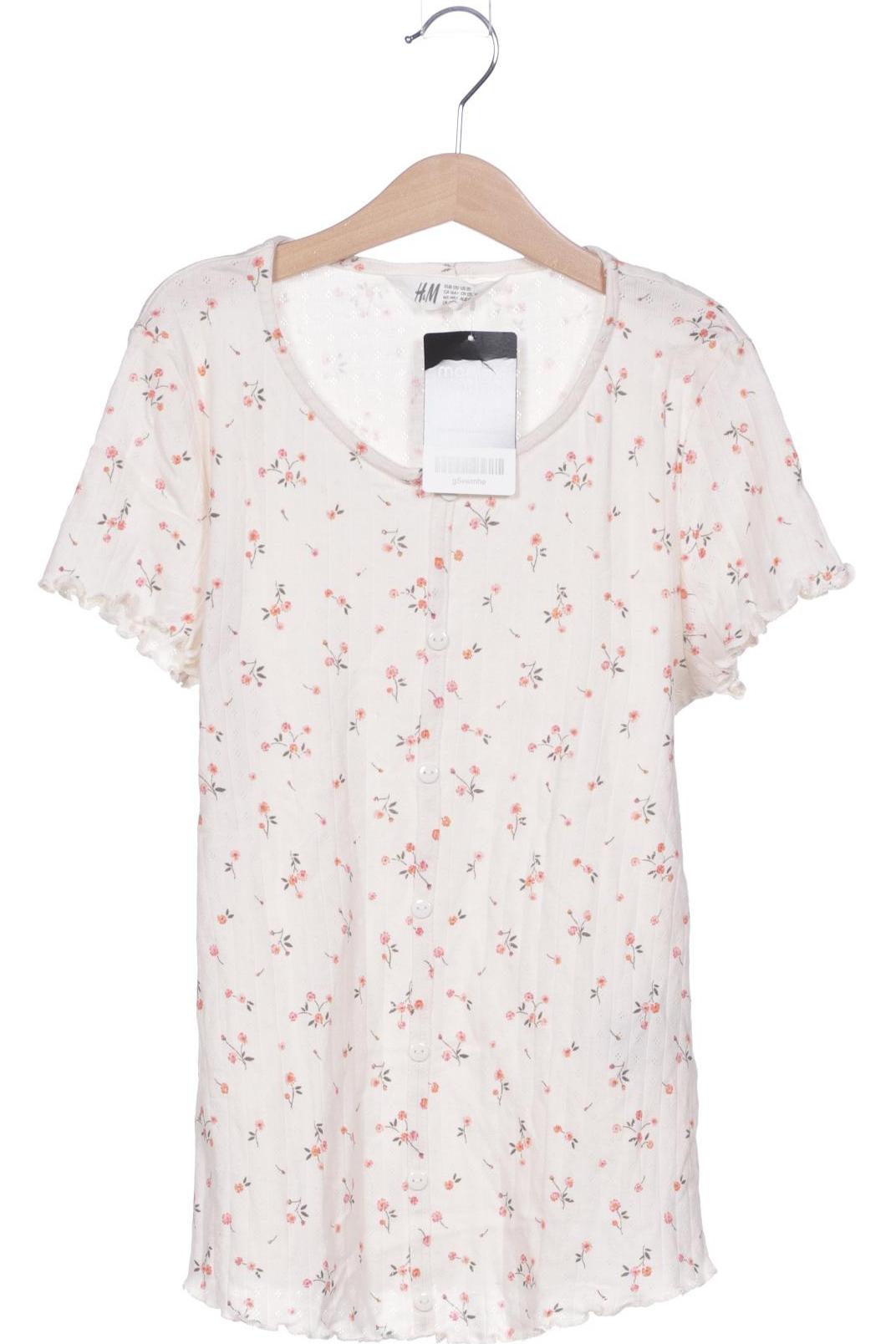 

H&M Mädchen T-Shirt, cremeweiß