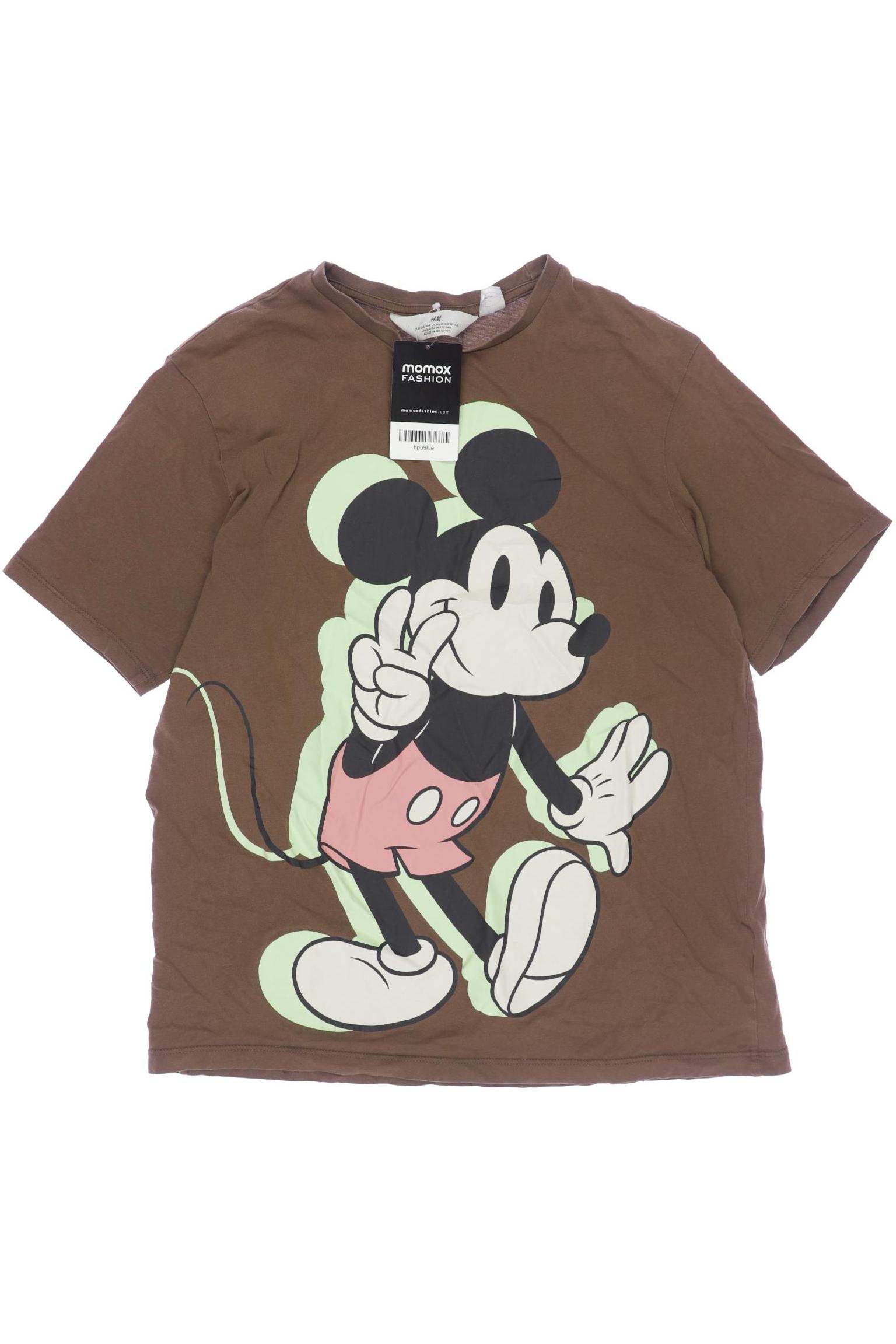 

H&M Damen T-Shirt, braun, Gr. 158