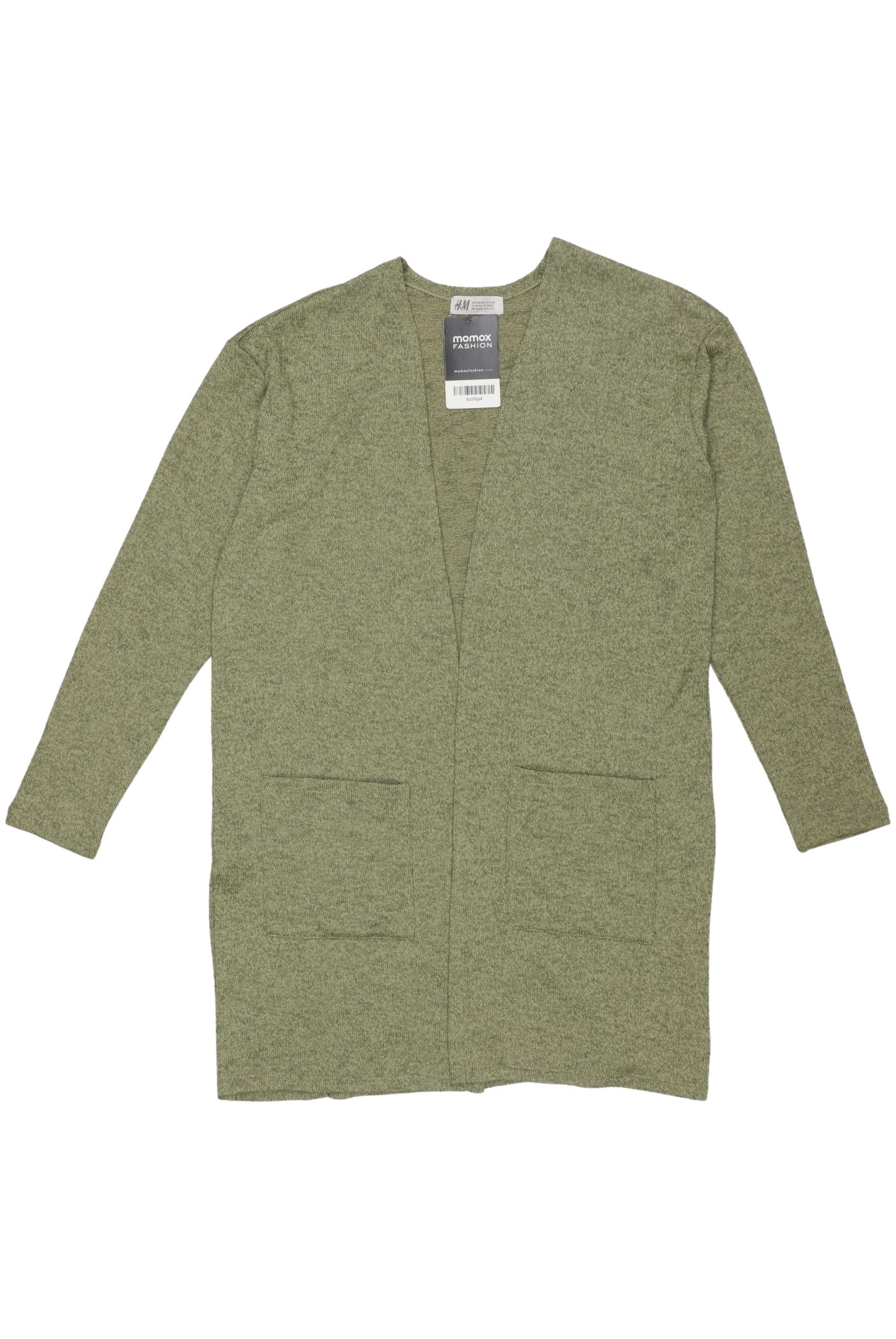 

H&M Mädchen Strickjacke, grün, Gr. 146