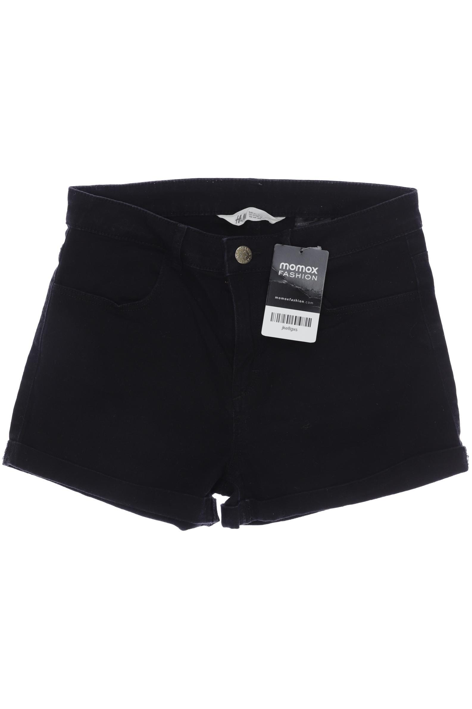 

H&M Damen Shorts, schwarz, Gr. 164