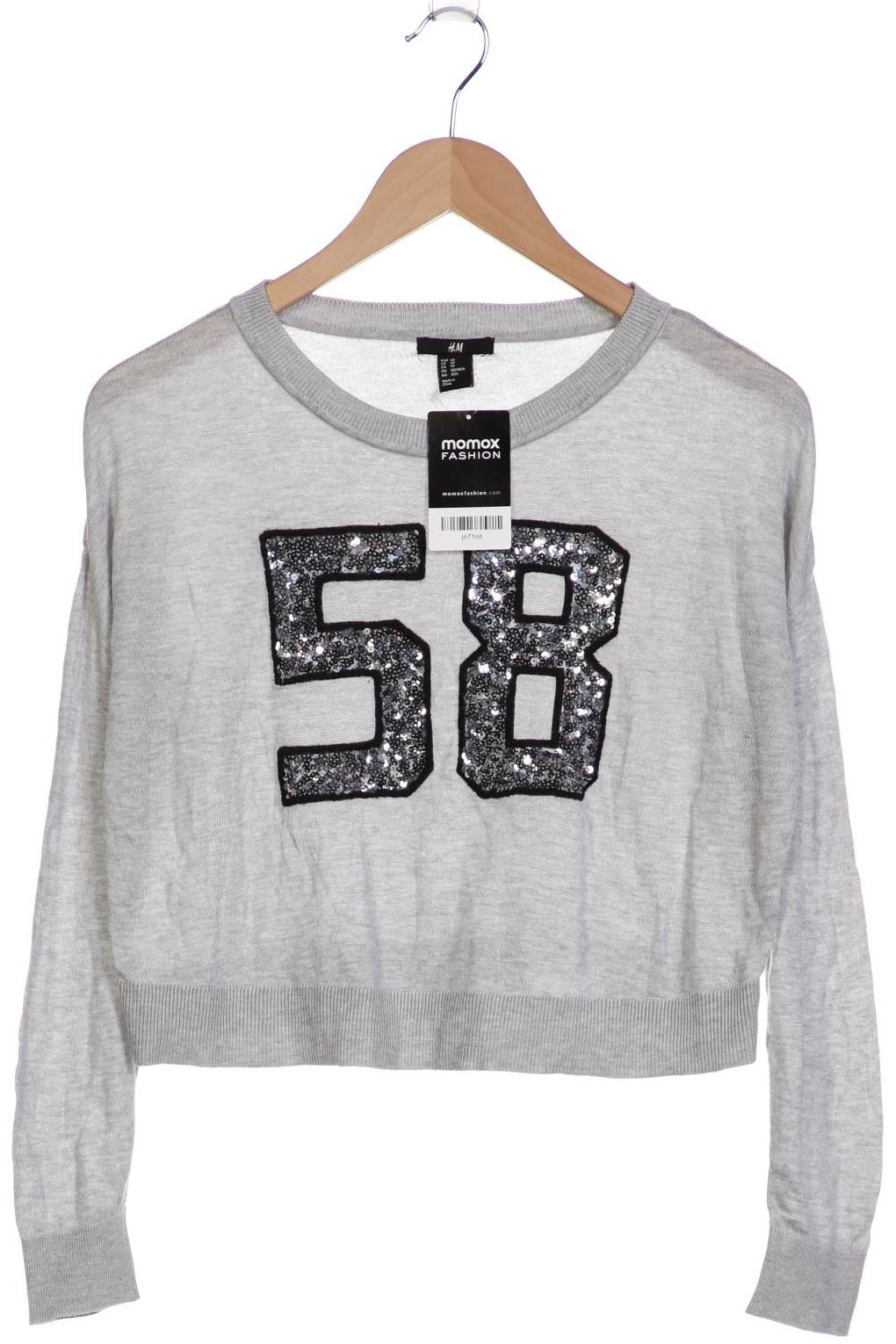 

H&M Damen Pullover, grau, Gr. 122
