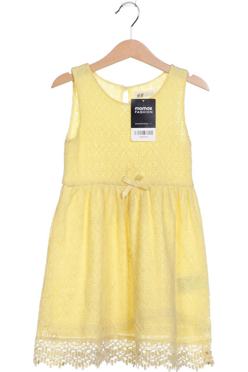 

H&M Damen Kleid, gelb, Gr. 110