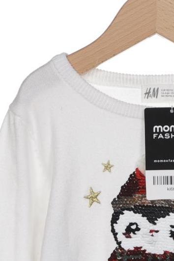 Thumbnail - H&amp;M Mädchen Pullover, weiß, Gr. 110/116