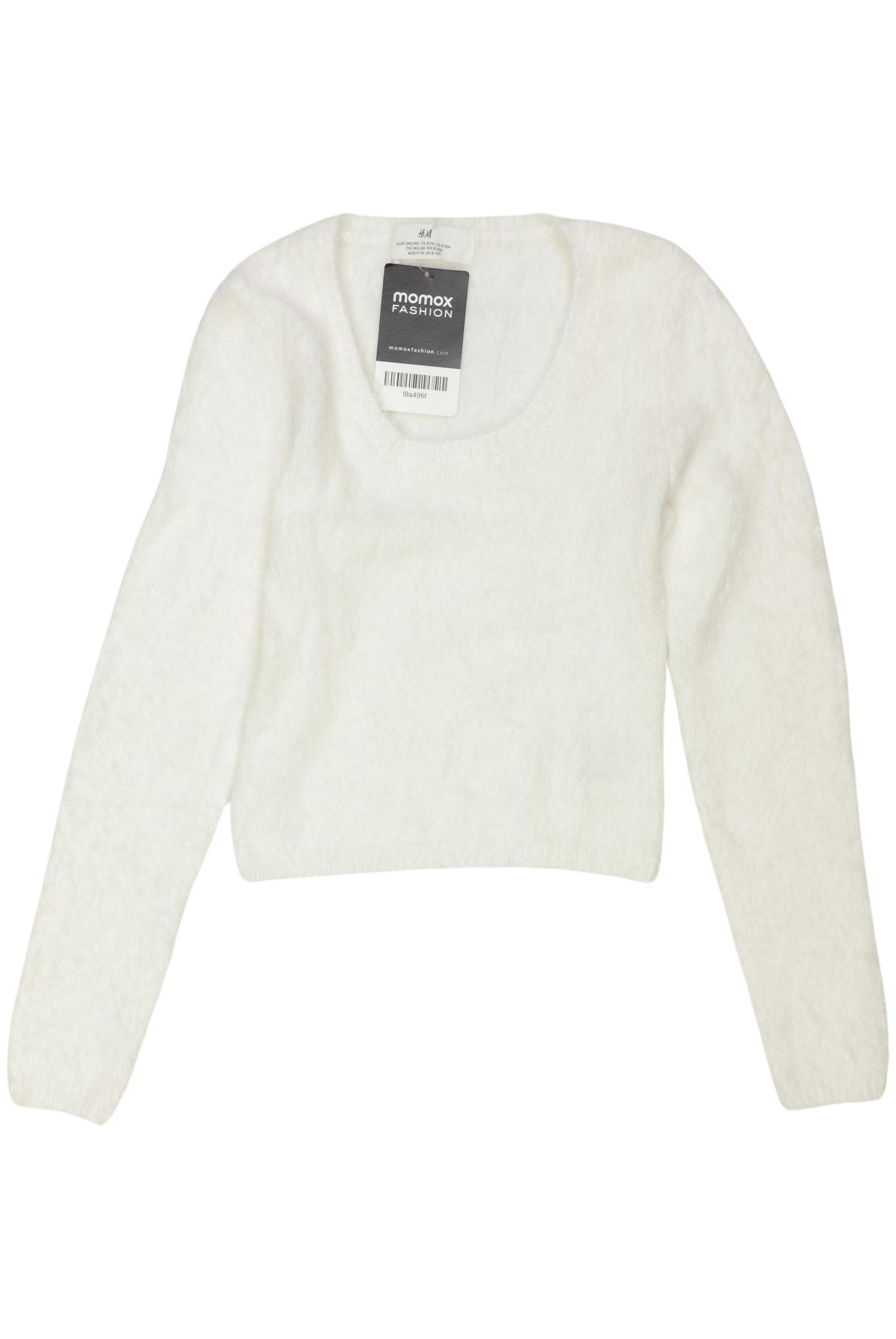 

H&M Mädchen Pullover, cremeweiß, Gr. 134/140