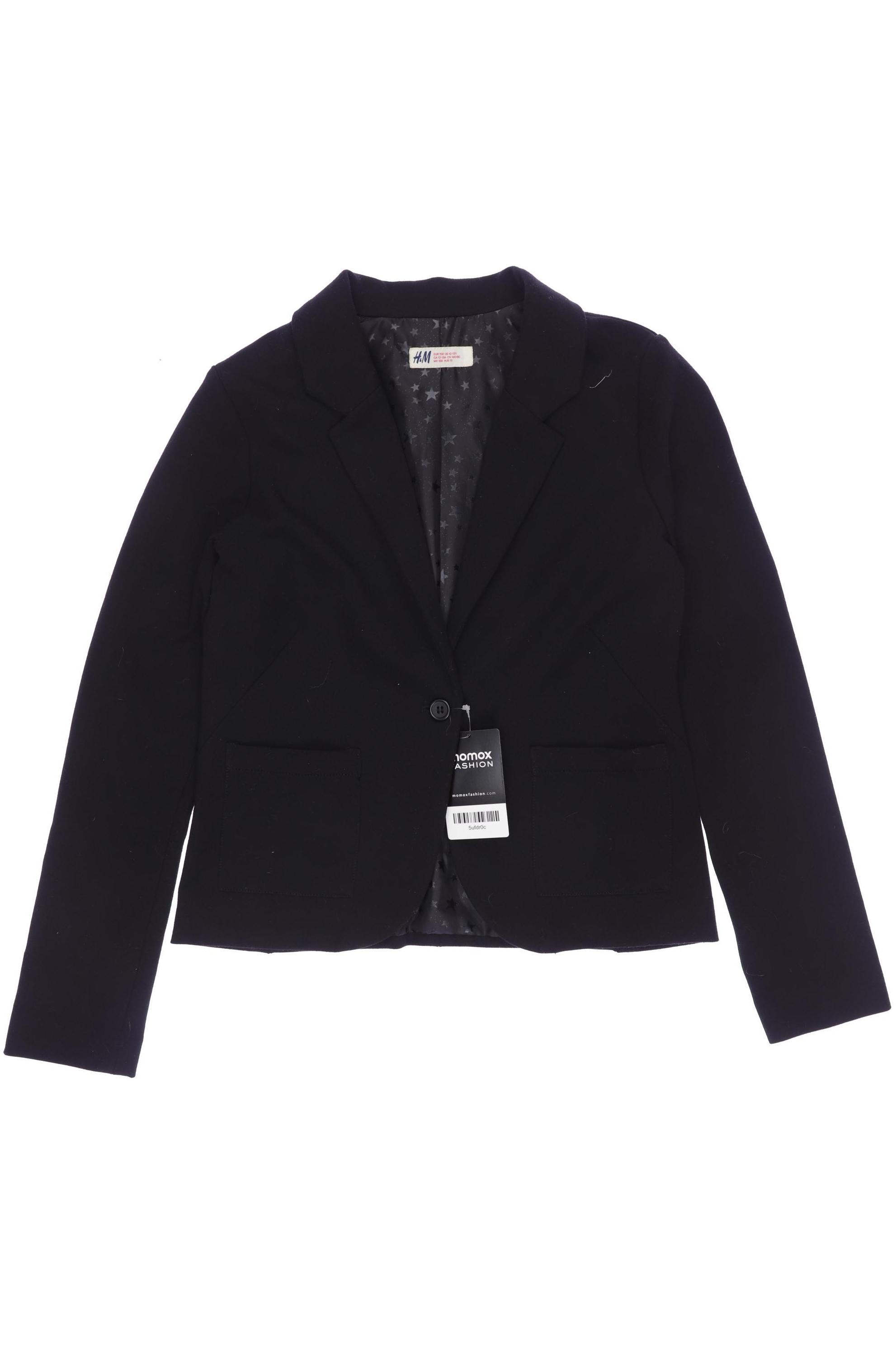 

H&M Damen Jacke, schwarz, Gr. 158