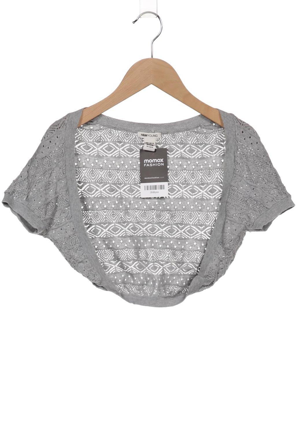 

H&M Damen Strickjacke, grau, Gr. 146