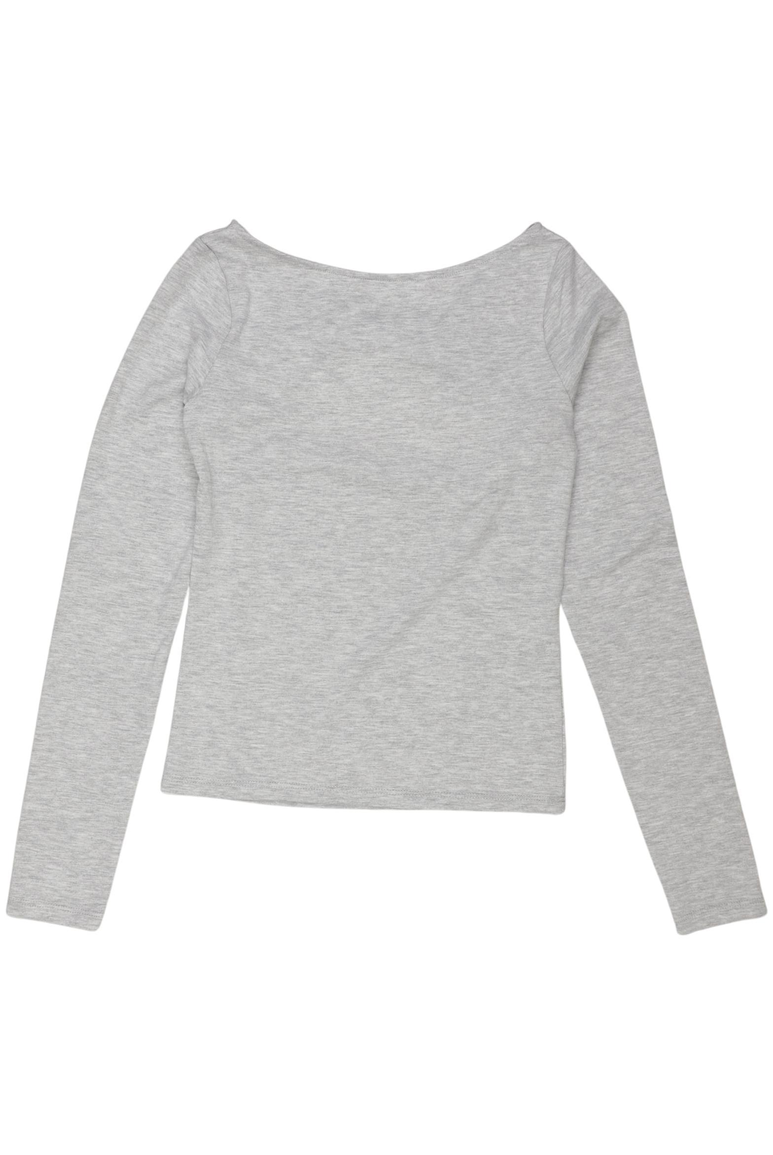 

H&M Damen Langarmshirt, grau, Gr. 146/152