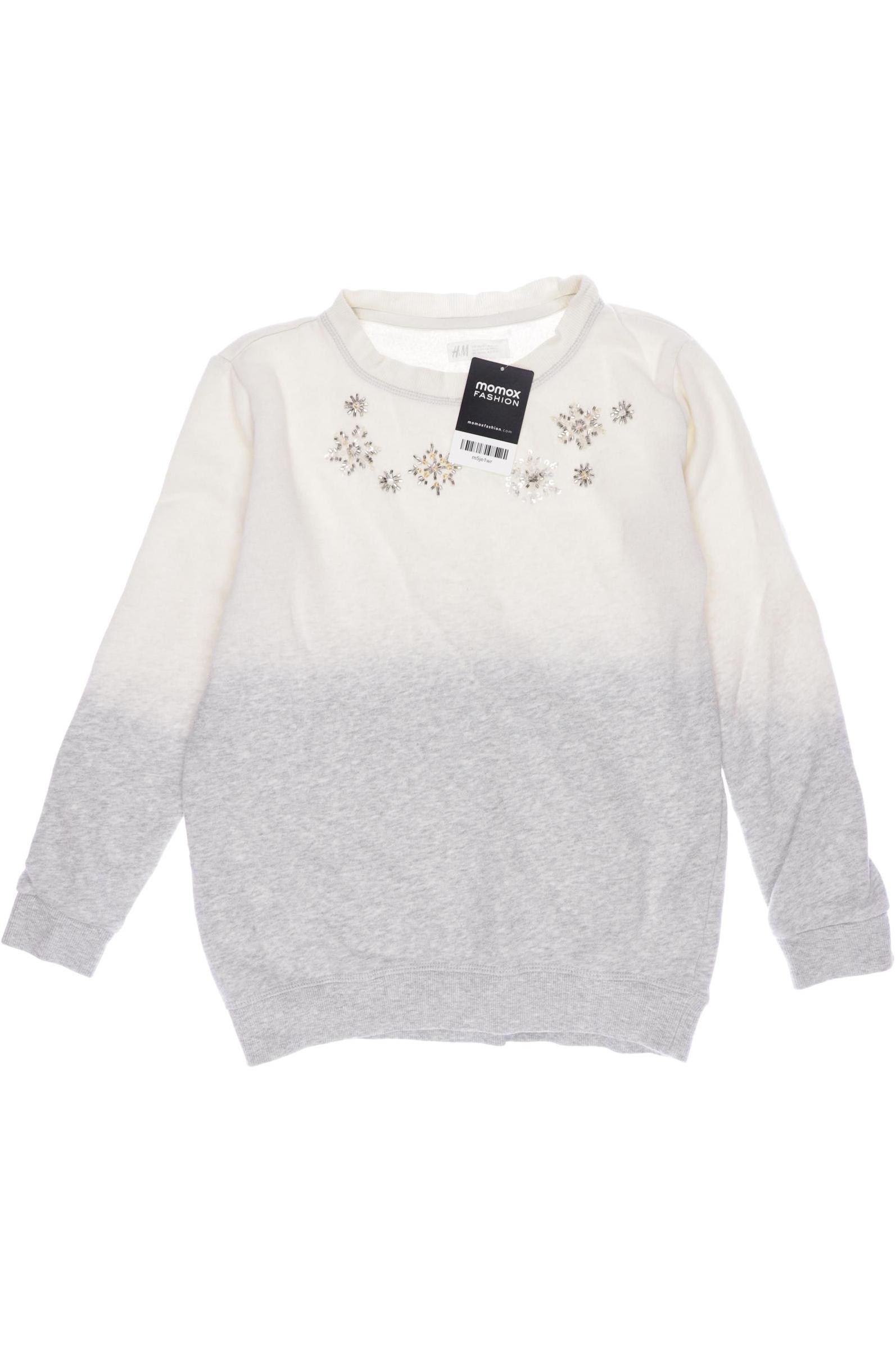 

H&M Damen Hoodies & Sweater, weiß, Gr. 146/152