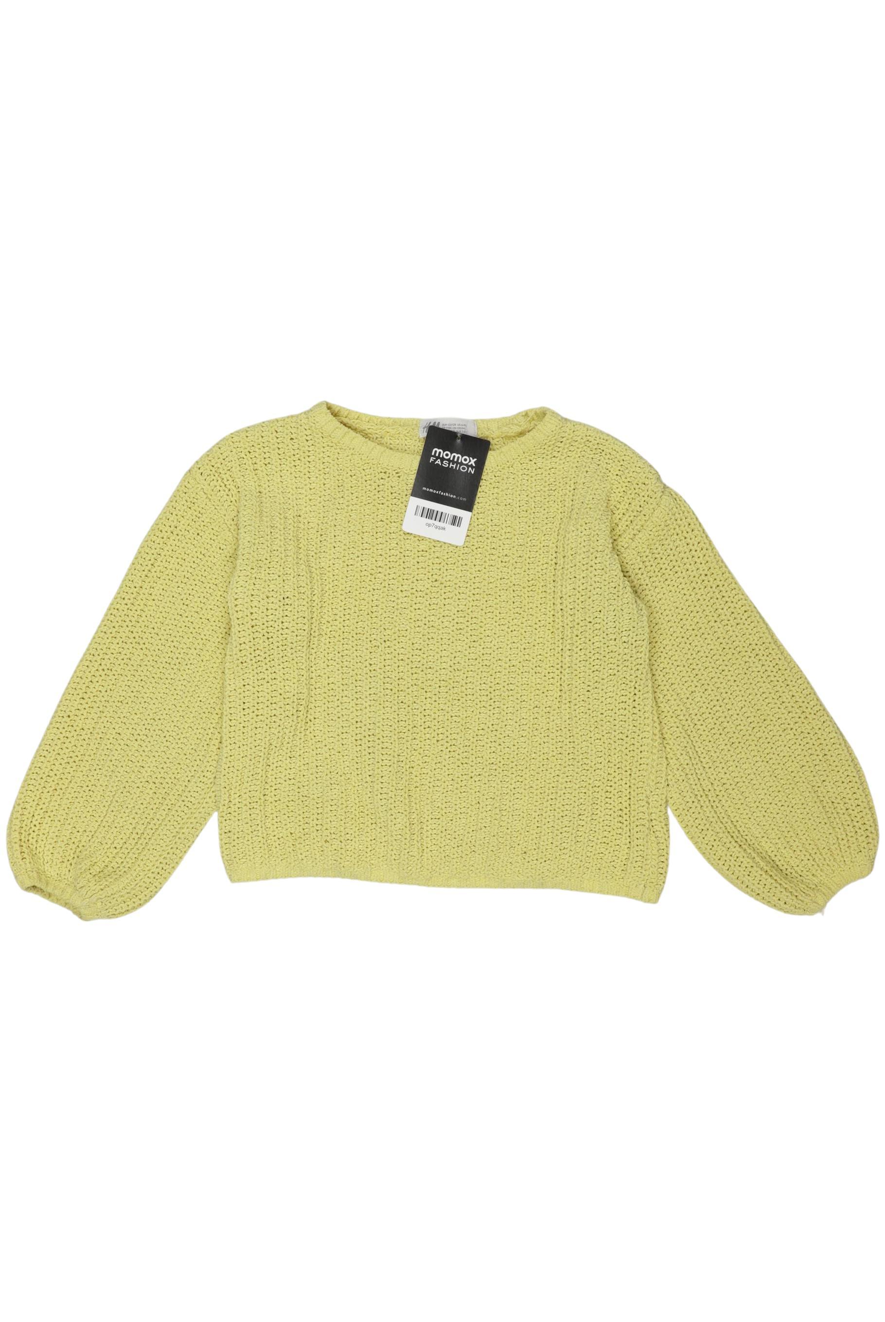 

H&M Mädchen Pullover, gelb, Gr. 122/128