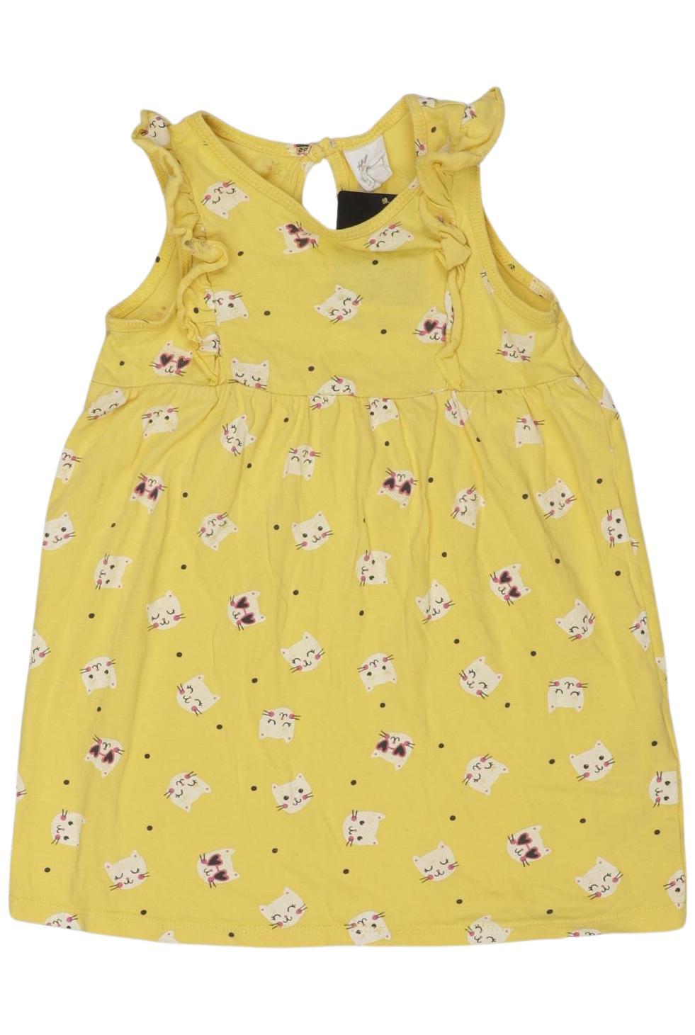 

H&M Mädchen Kleid, gelb, Gr. 86