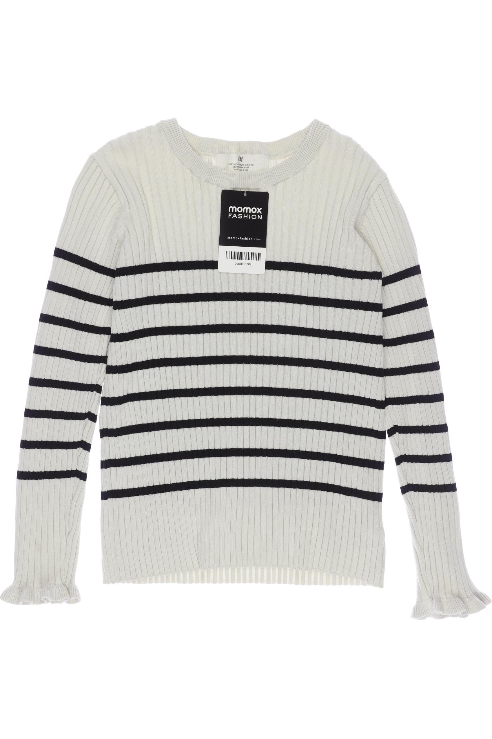 

H&M Damen Pullover, weiß, Gr. 134/140