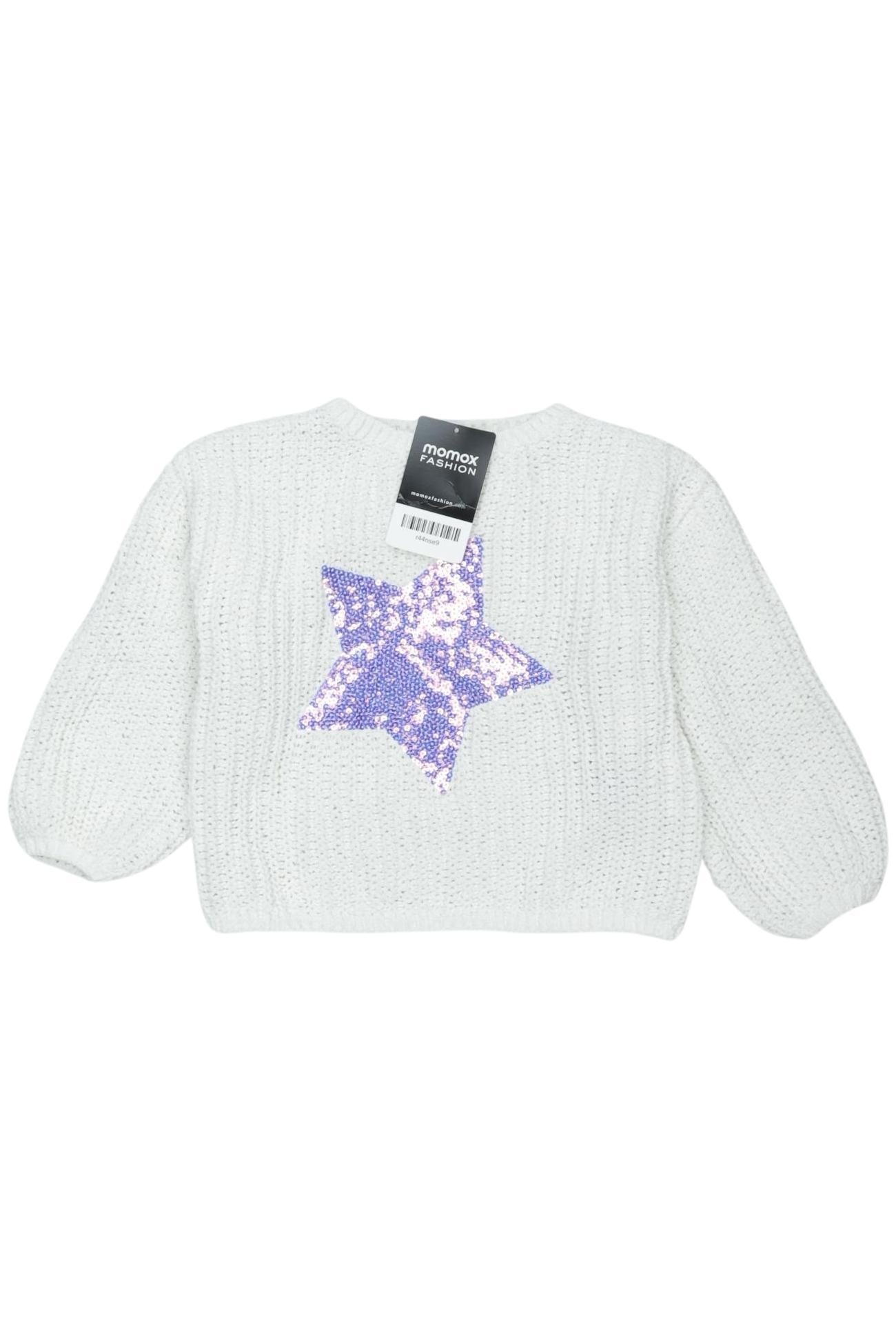 

H&M Mädchen Pullover, weiß, Gr. 98/104