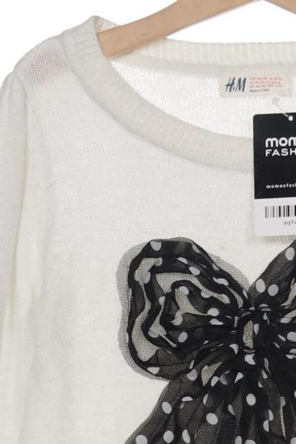 Thumbnail - H&amp;M Mädchen Pullover, weiß, Gr. 146/152