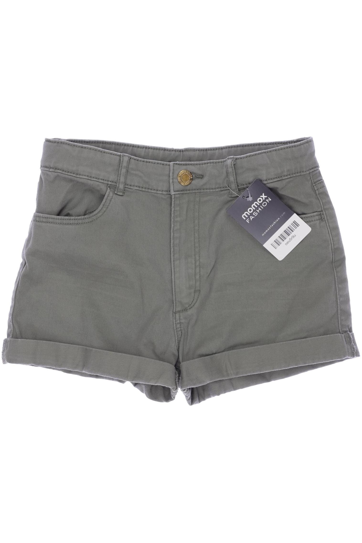 

H&M Damen Shorts, grün, Gr. 152