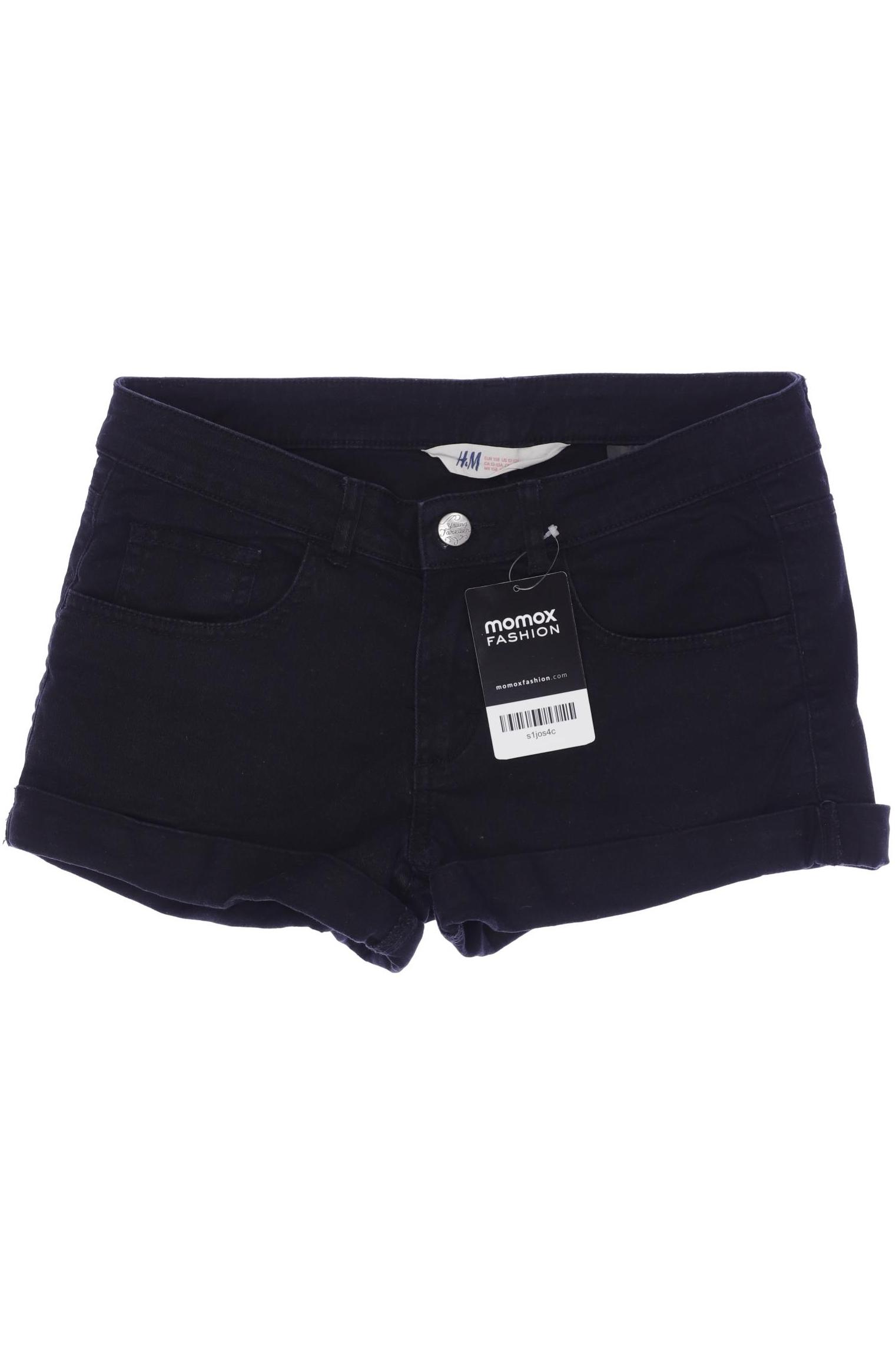 

H&M Damen Shorts, schwarz, Gr. 158