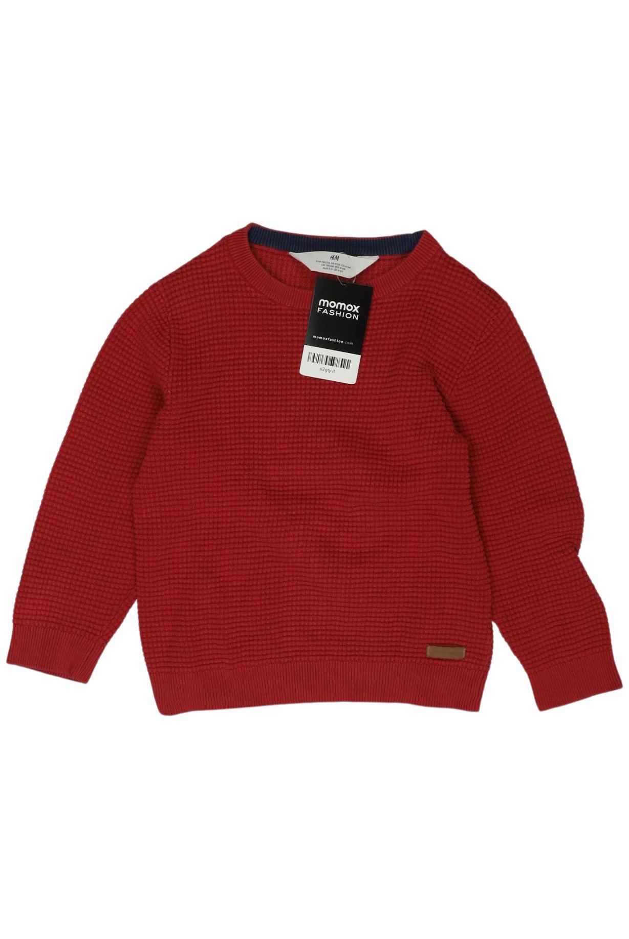 

H&M Mädchen Pullover, rot, Gr. 110/116