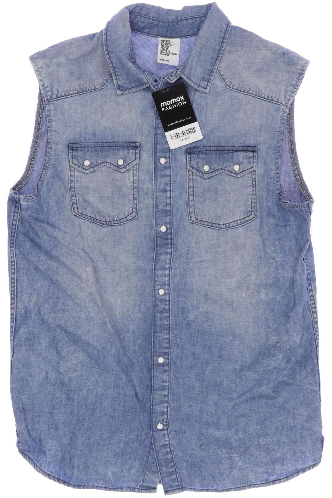 

H&M Damen Bluse, blau, Gr. 170