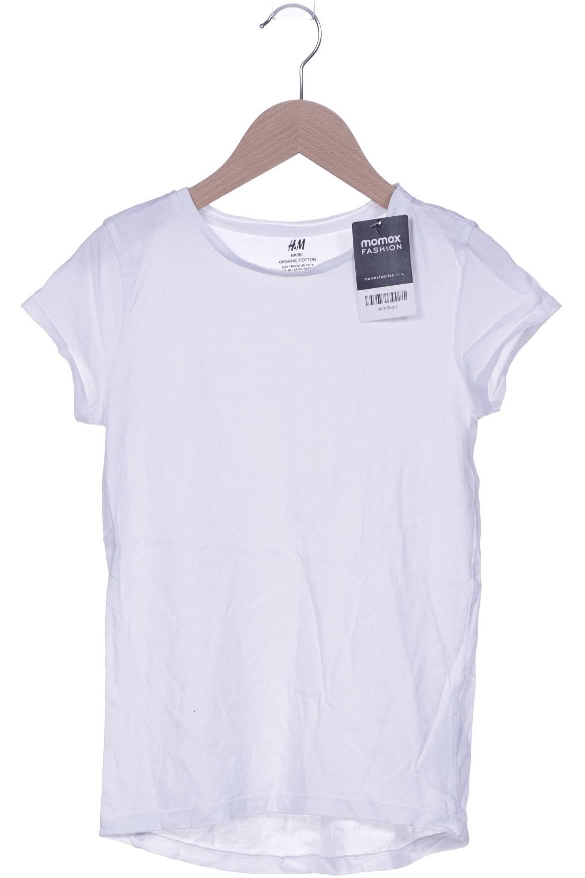 

H&M Damen T-Shirt, weiß, Gr. 146