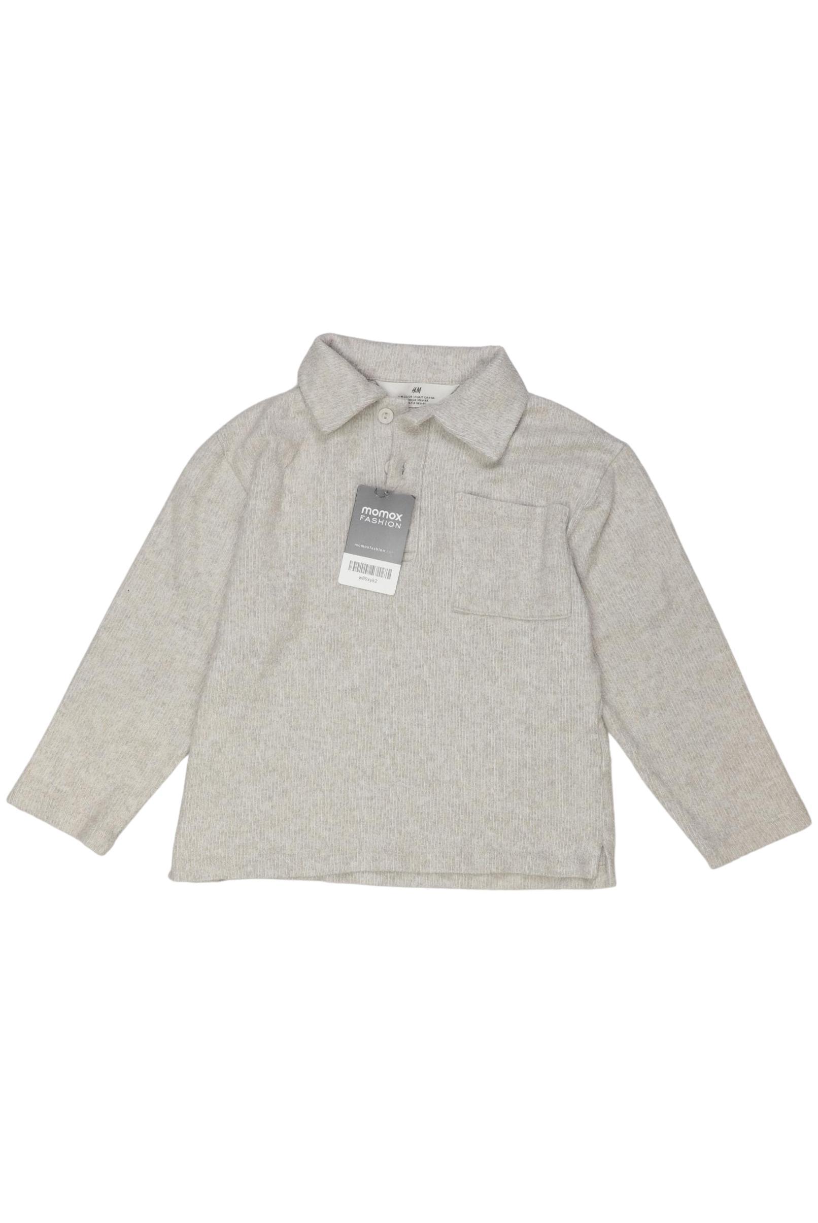 

H&M Mädchen Poloshirt, grau, Gr. 122/128