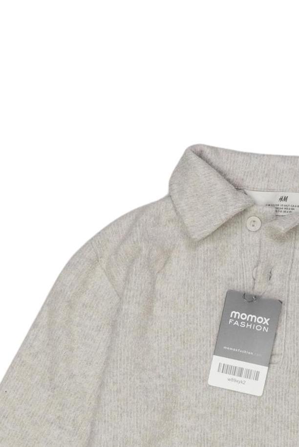Thumbnail - H&amp;M Mädchen Poloshirt, grau, Gr. 122/128