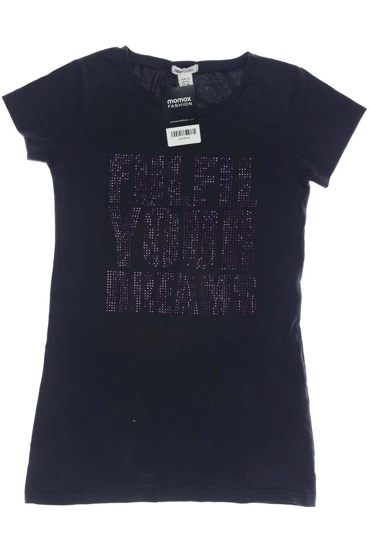 

H&M Damen T-Shirt, grau, Gr. 170