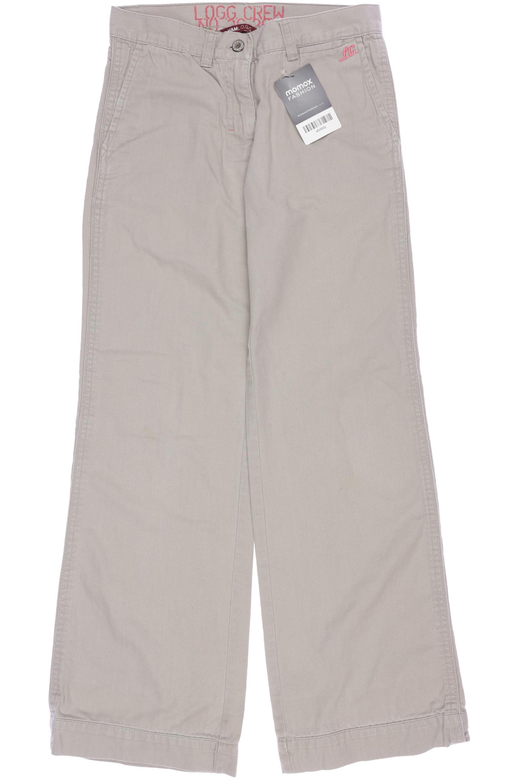 

H&M Damen Stoffhose, beige, Gr. 152