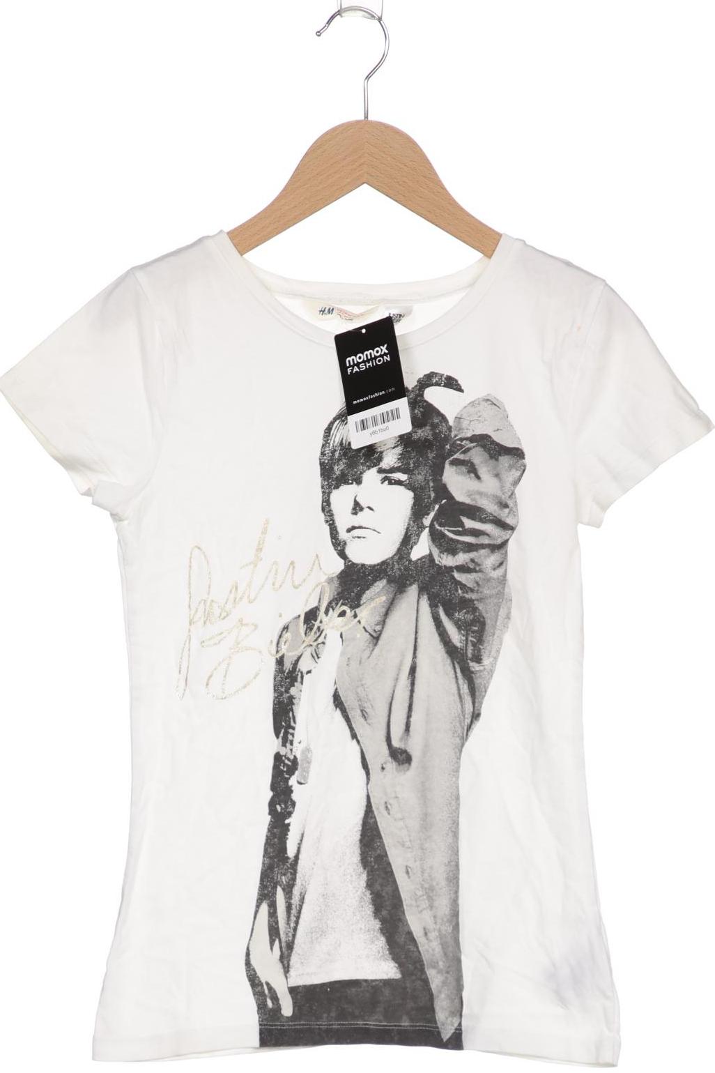 

H&M Mädchen T-Shirt, cremeweiß