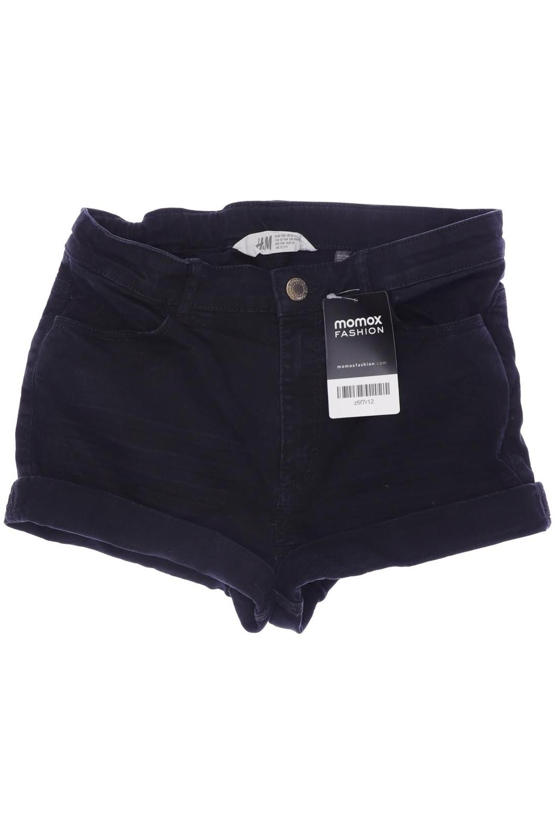 

H&M Damen Shorts, schwarz, Gr. 158