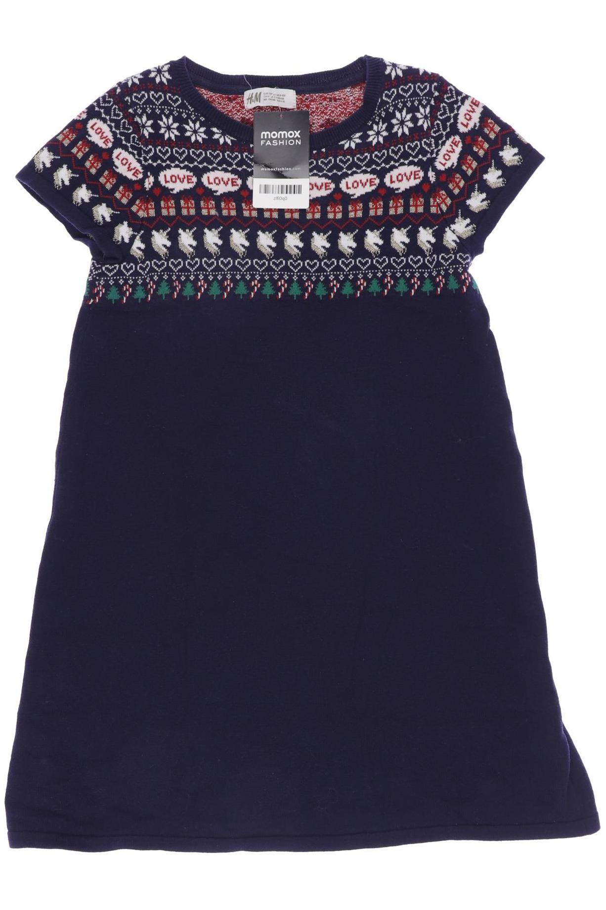 

H&M Mädchen Kleid, marineblau