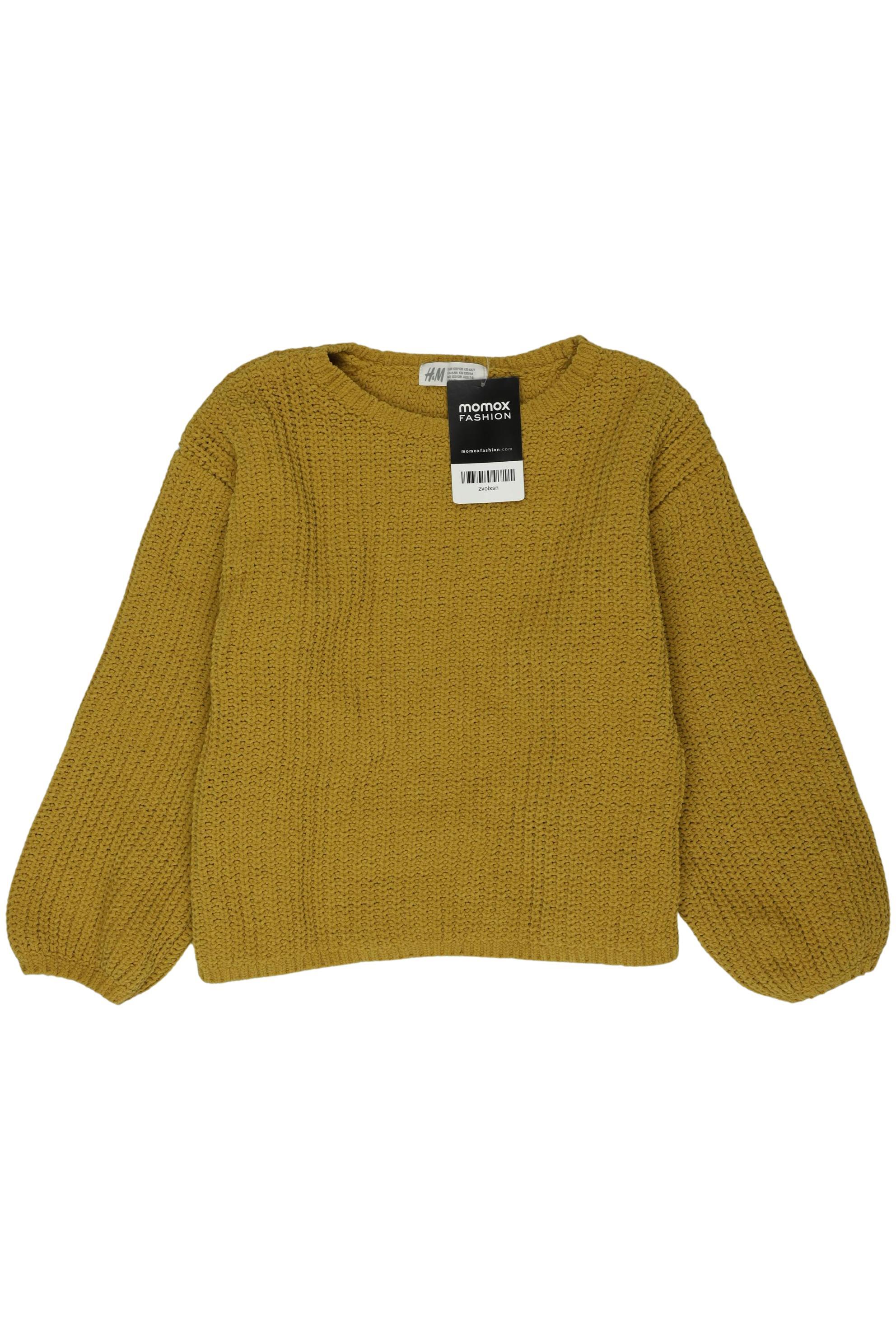 

H&M Mädchen Pullover, gelb, Gr. 122/128