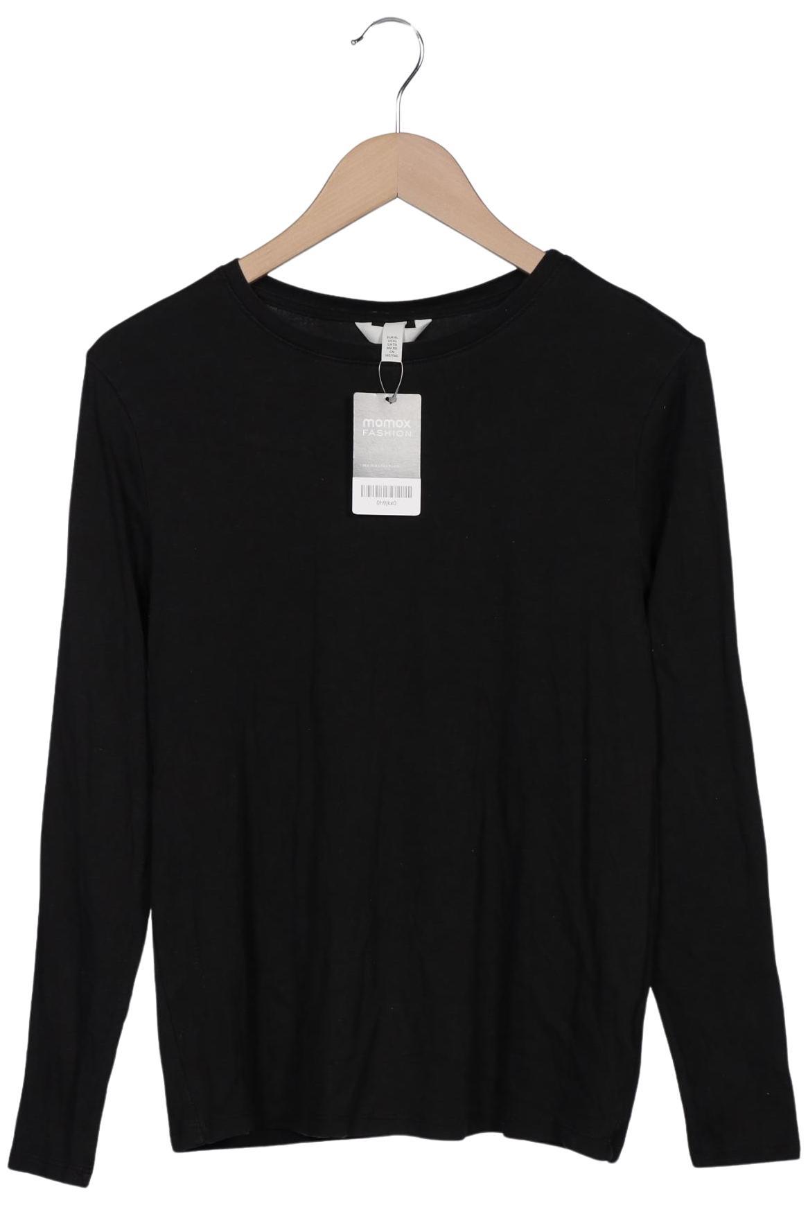 

H&M Mama Damen Langarmshirt, schwarz, Gr. 44