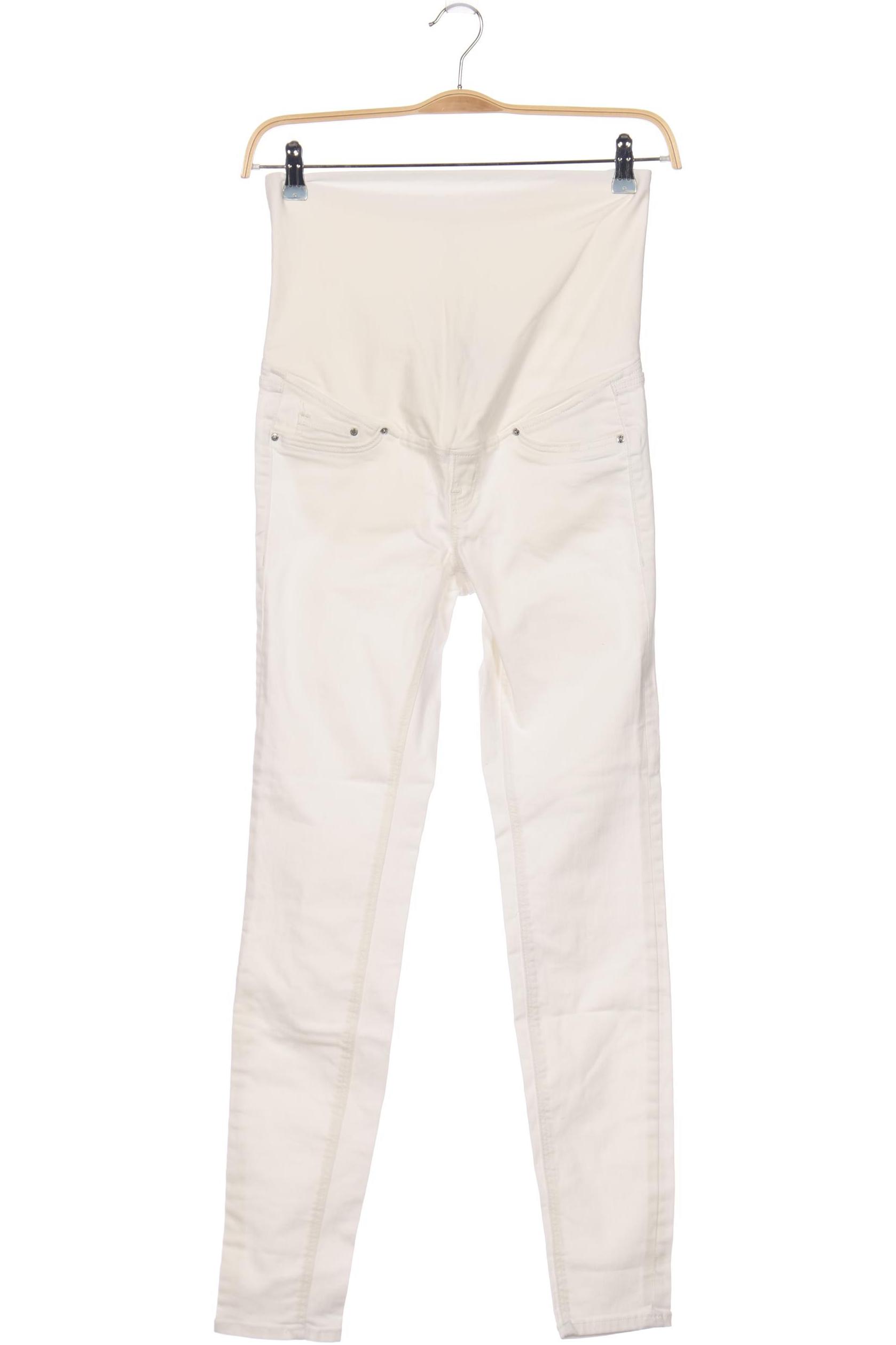 

H&M Mama Damen Jeans, weiß