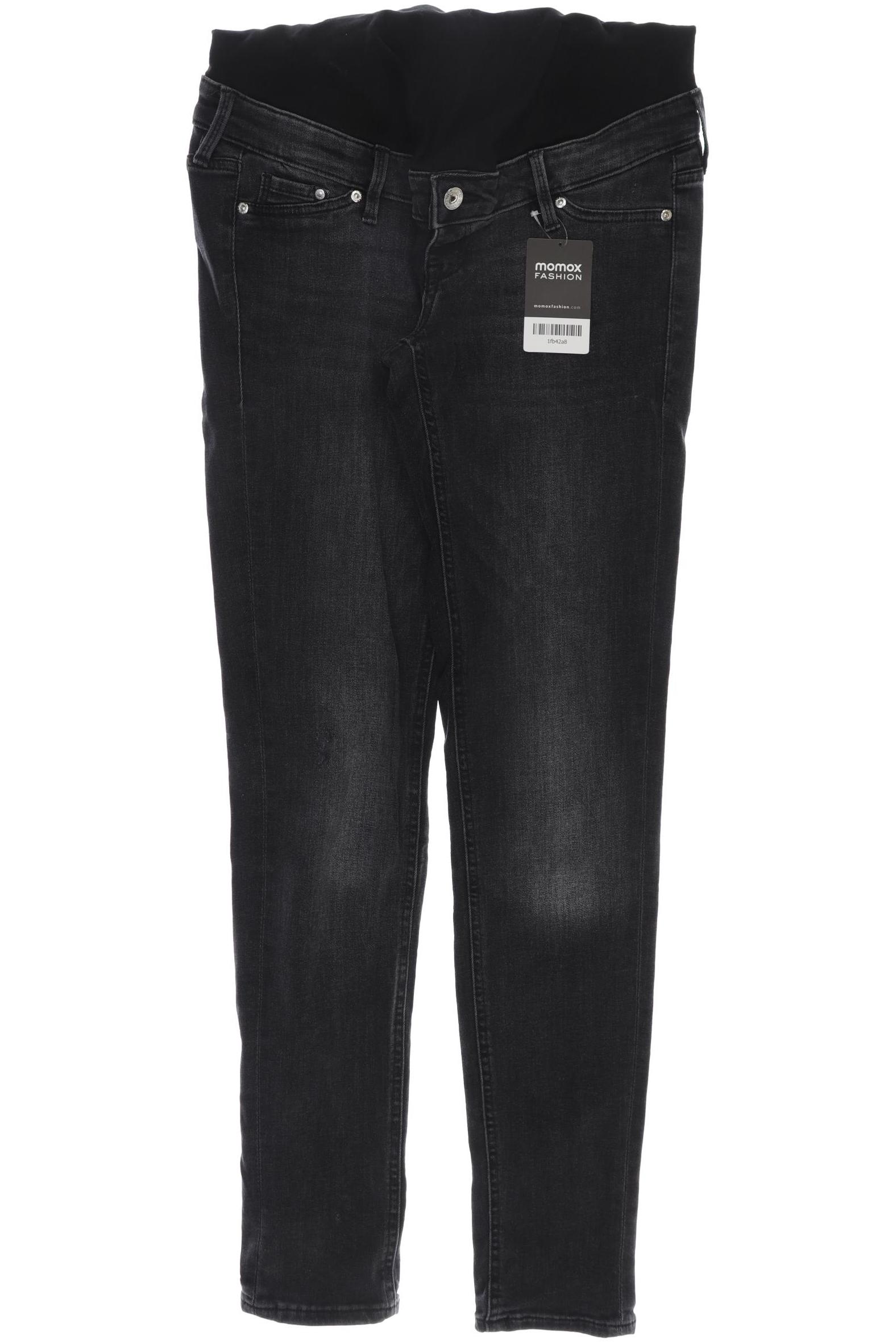 

H&M Mama Damen Jeans, schwarz, Gr. 38