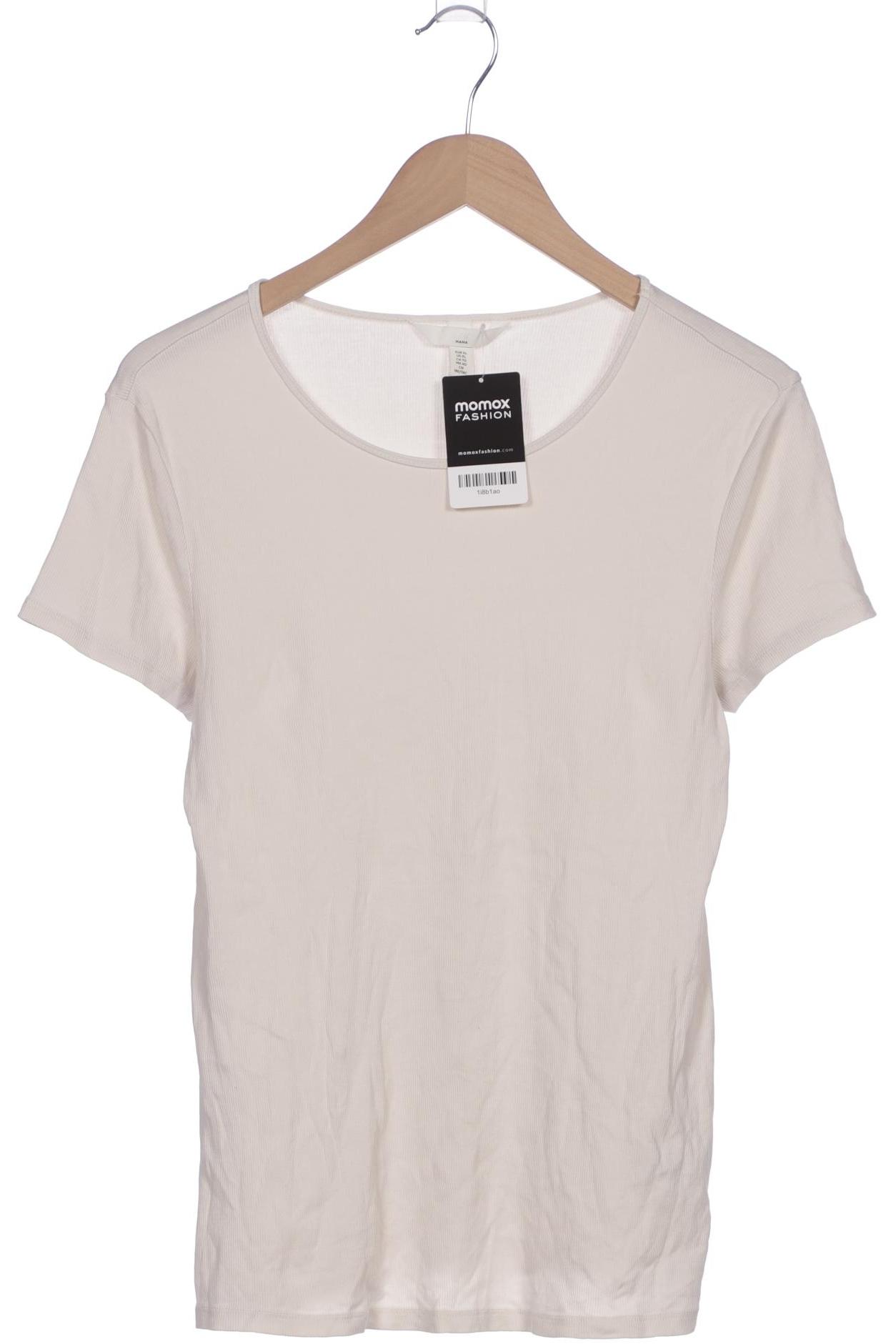 

H&M Mama Damen T-Shirt, cremeweiß, Gr. 44