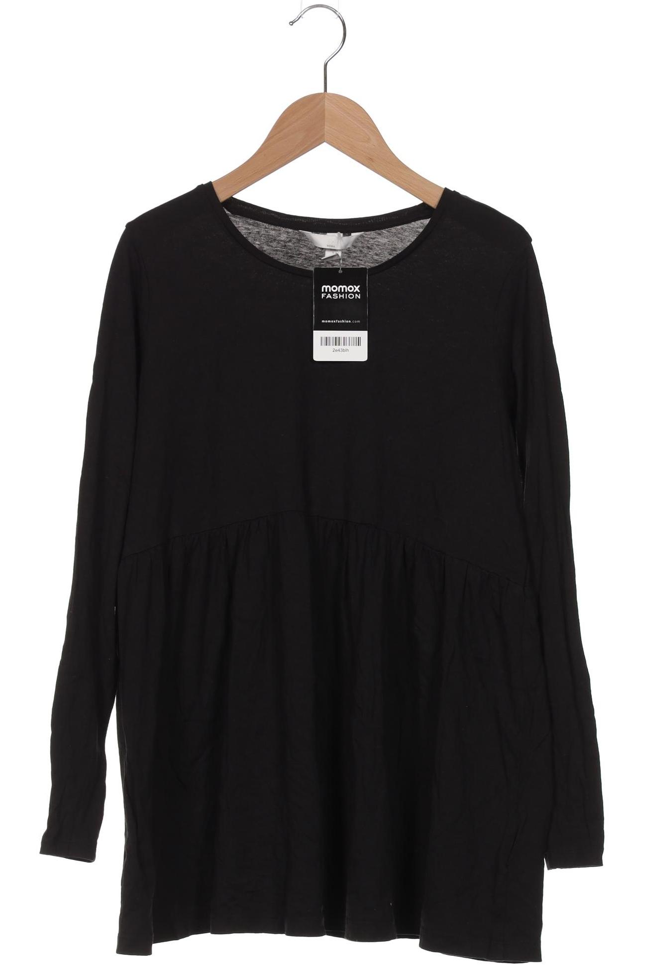 

H&M Mama Damen Langarmshirt, schwarz, Gr. 36