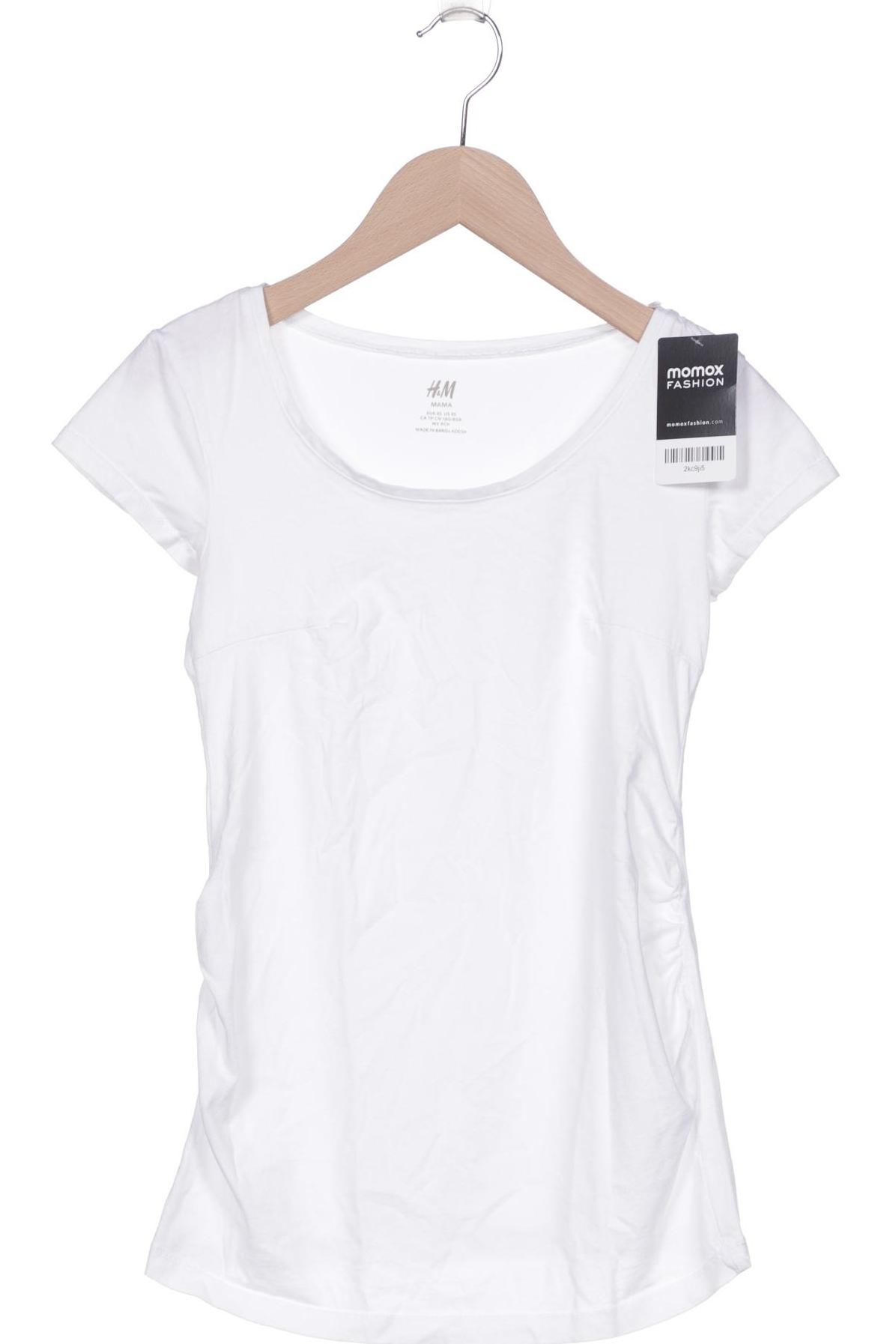 

H&M Mama Damen T-Shirt, weiß, Gr. 34