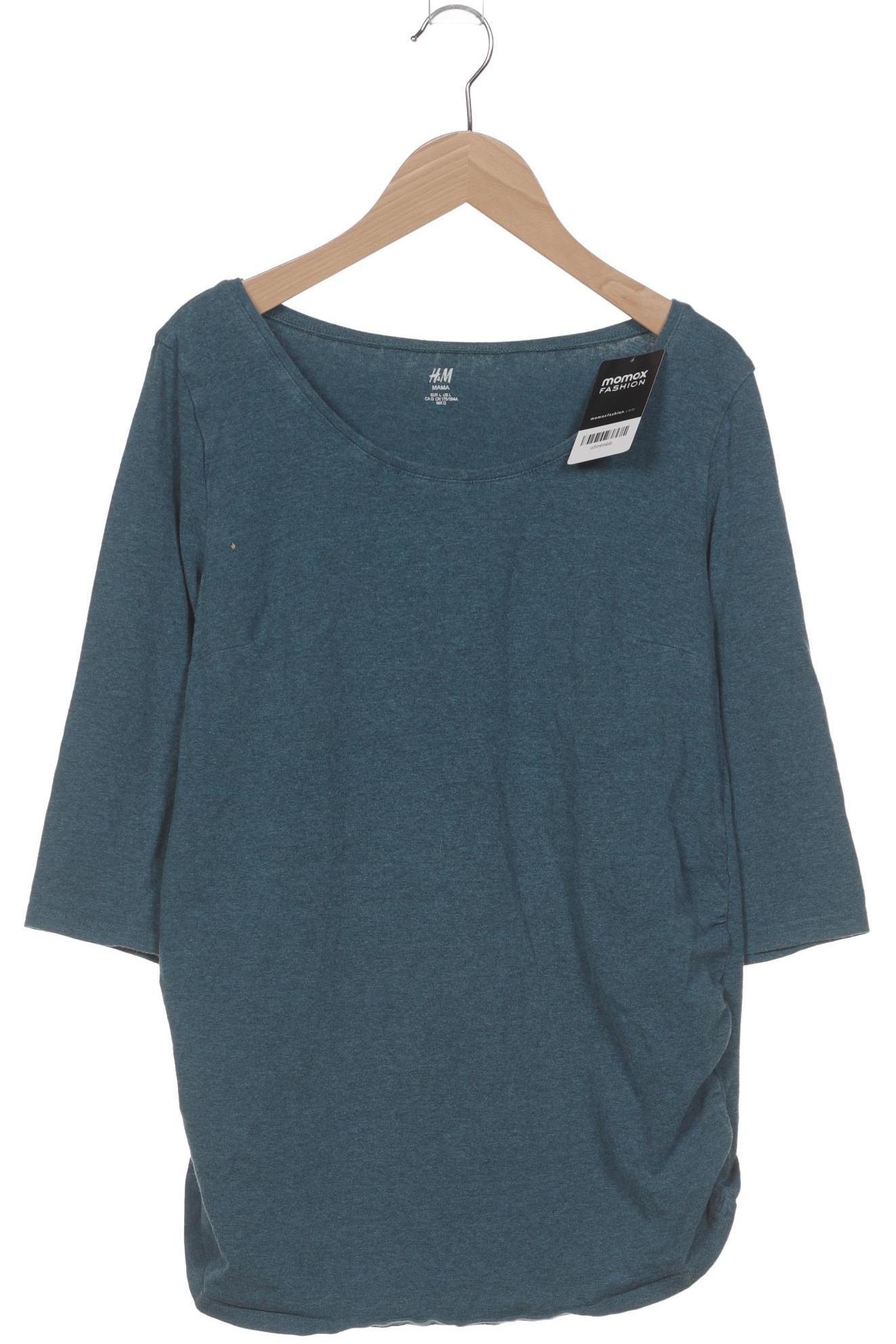 

H&M Mama Damen T-Shirt, blau, Gr. 42
