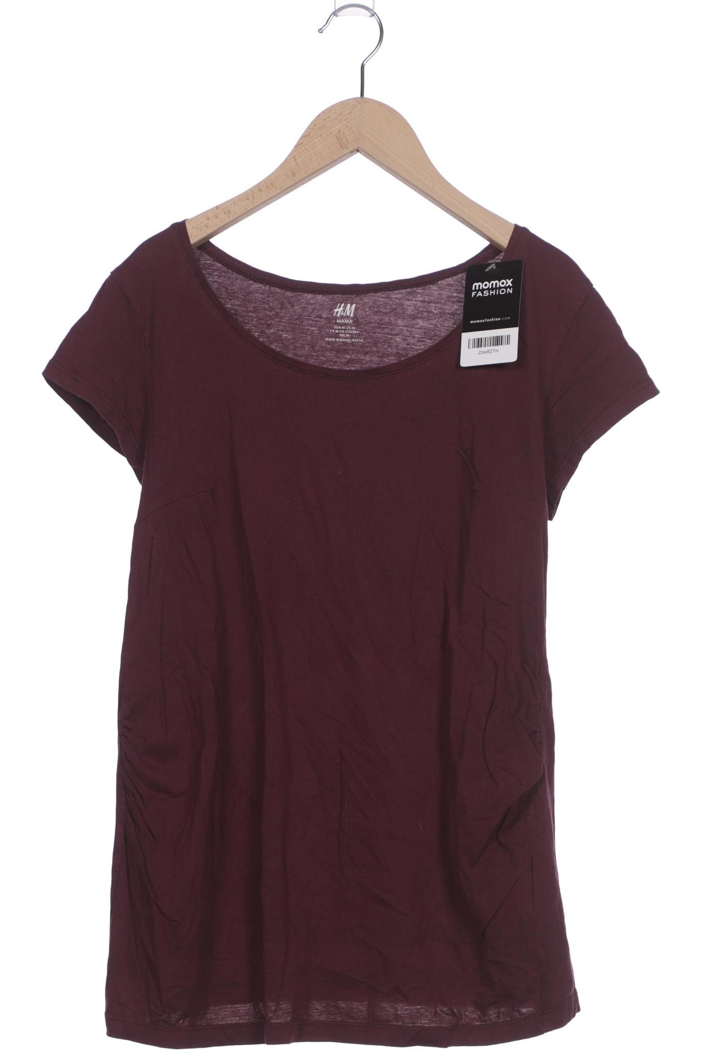 

H&M Mama Damen T-Shirt, bordeaux, Gr. 38