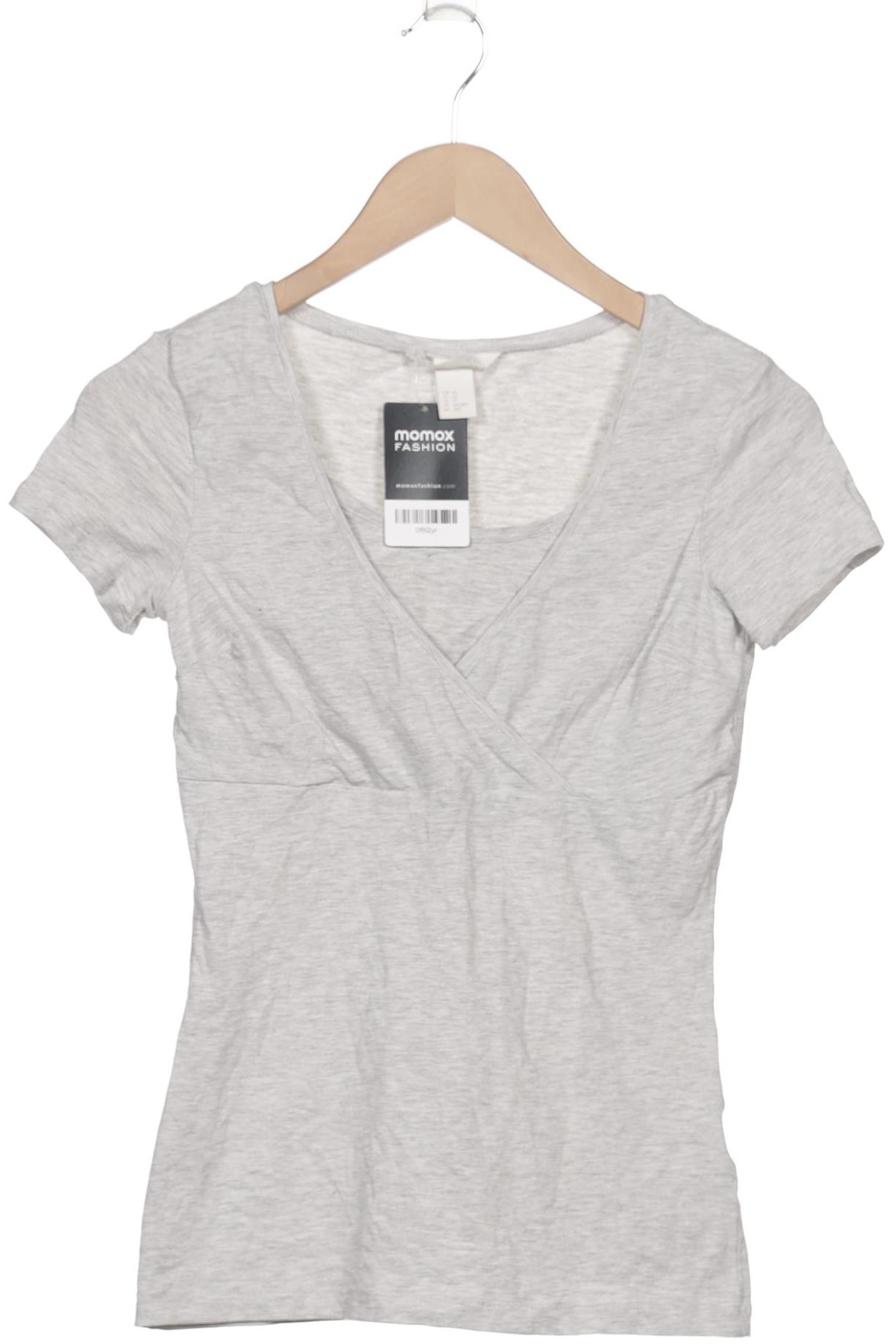 

H&M Mama Damen T-Shirt, grau, Gr. 34