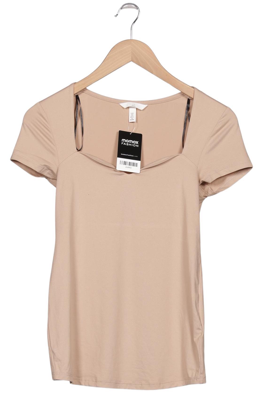

H&M Mama Damen T-Shirt, beige, Gr. 36